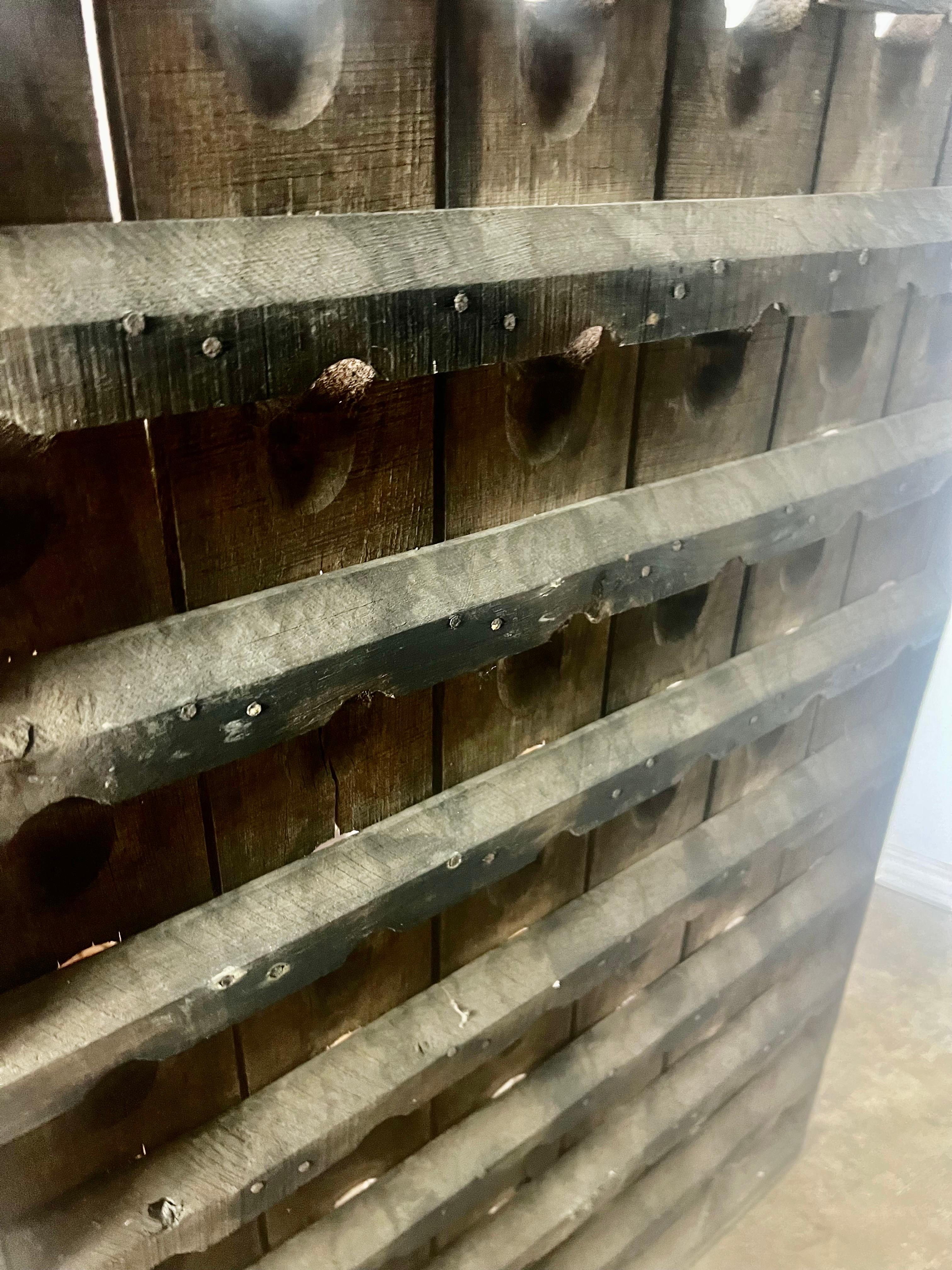 19th century French Oak Wine Rack For Sale 11
