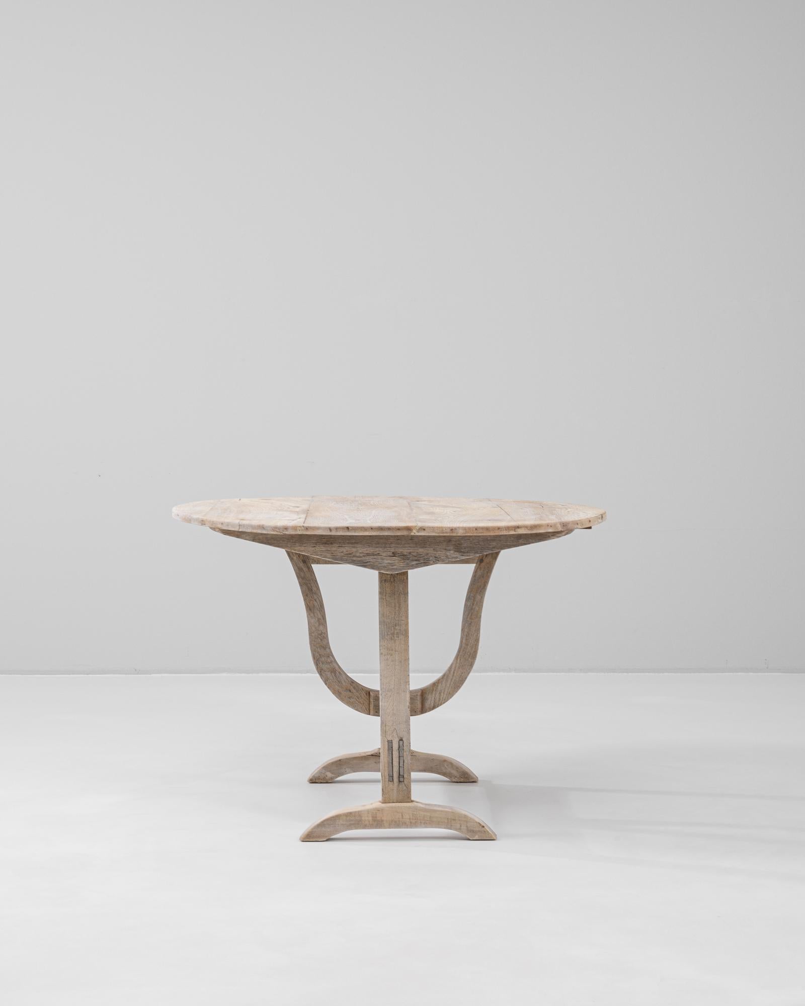 19th Century French Oak Wine Tasting Table 1