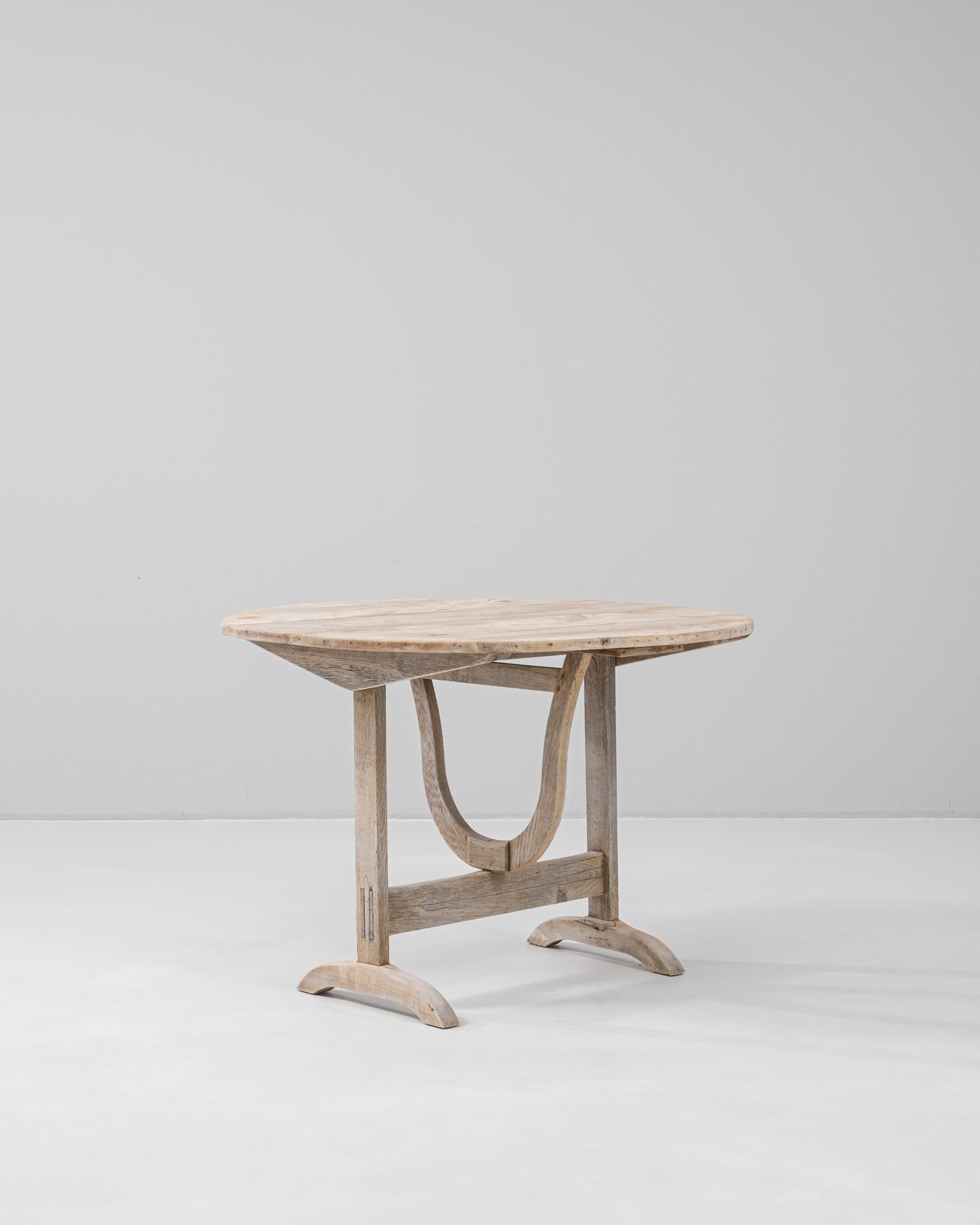 19th Century French Oak Wine Tasting Table 4