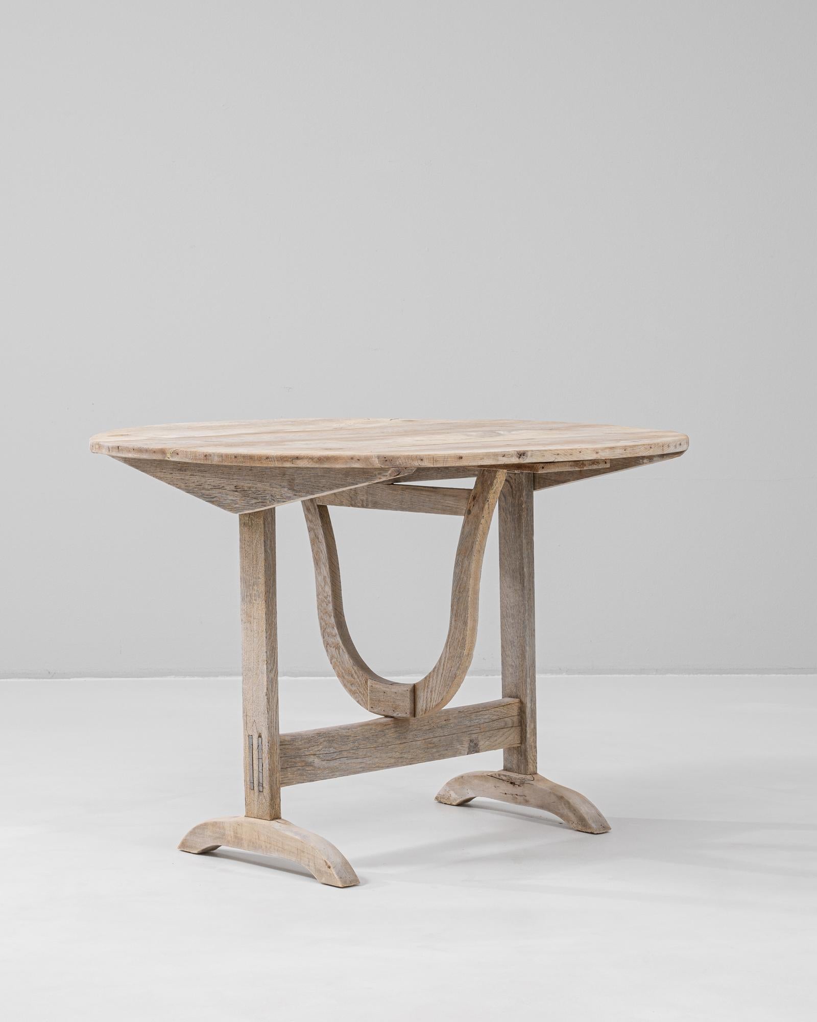 19th Century French Oak Wine Tasting Table 5