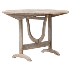 19th Century French Oak Wine Tasting Table