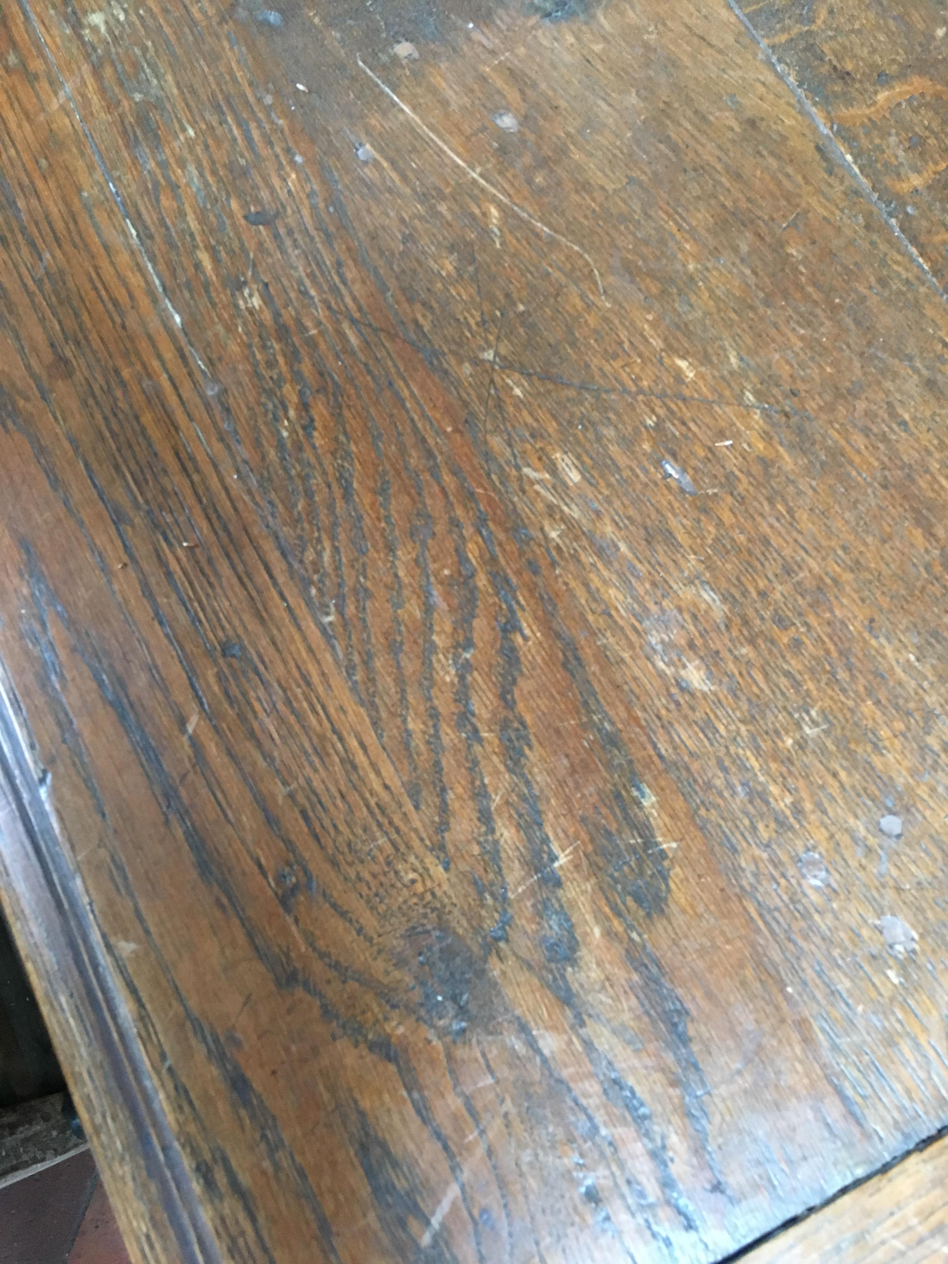 19th Century French Oak Wood Counter, 1890s In Good Condition For Sale In Florence, IT
