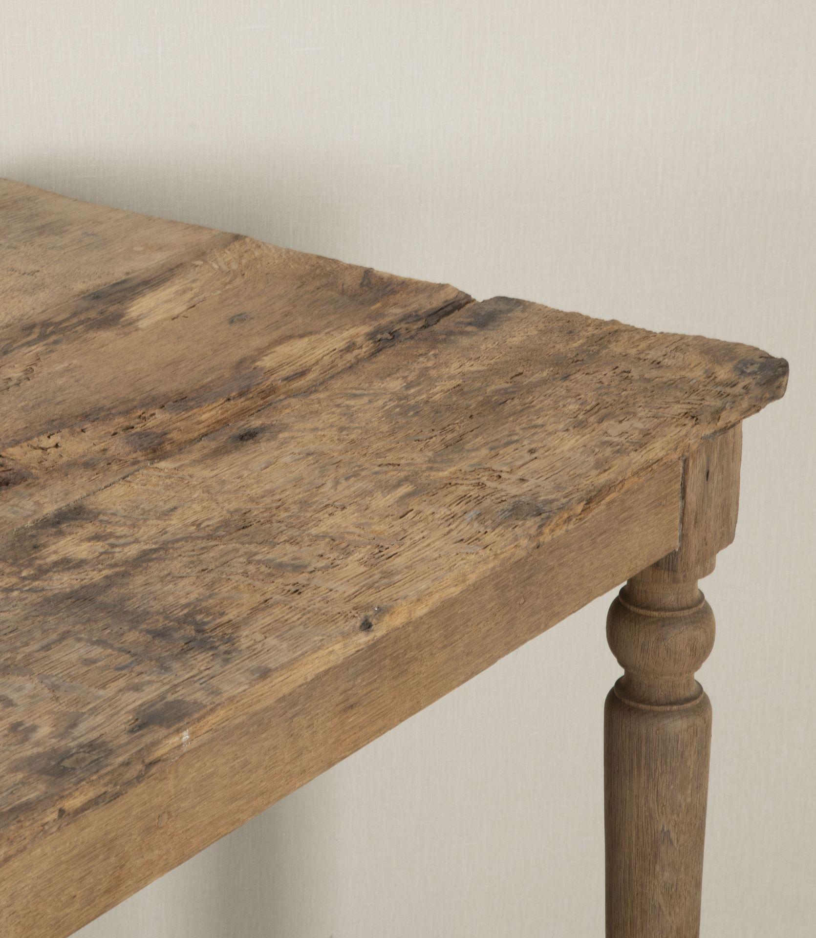 Mesa de trabajo francesa de roble del siglo XIX Roble en venta