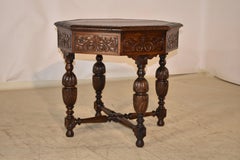19th Century French Octagonal Side Table