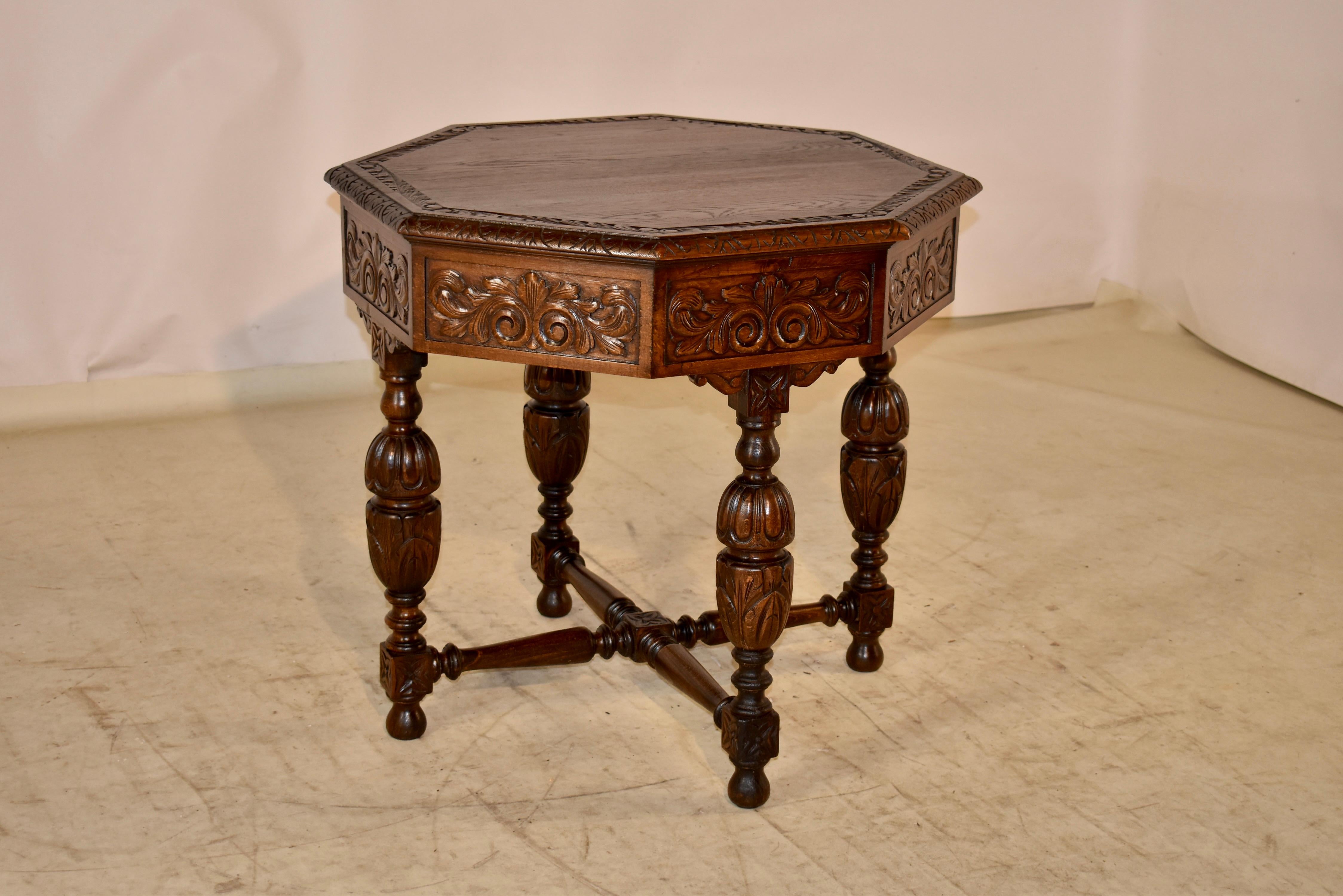 Napoleon III 19th Century French Octagonal Side Table For Sale