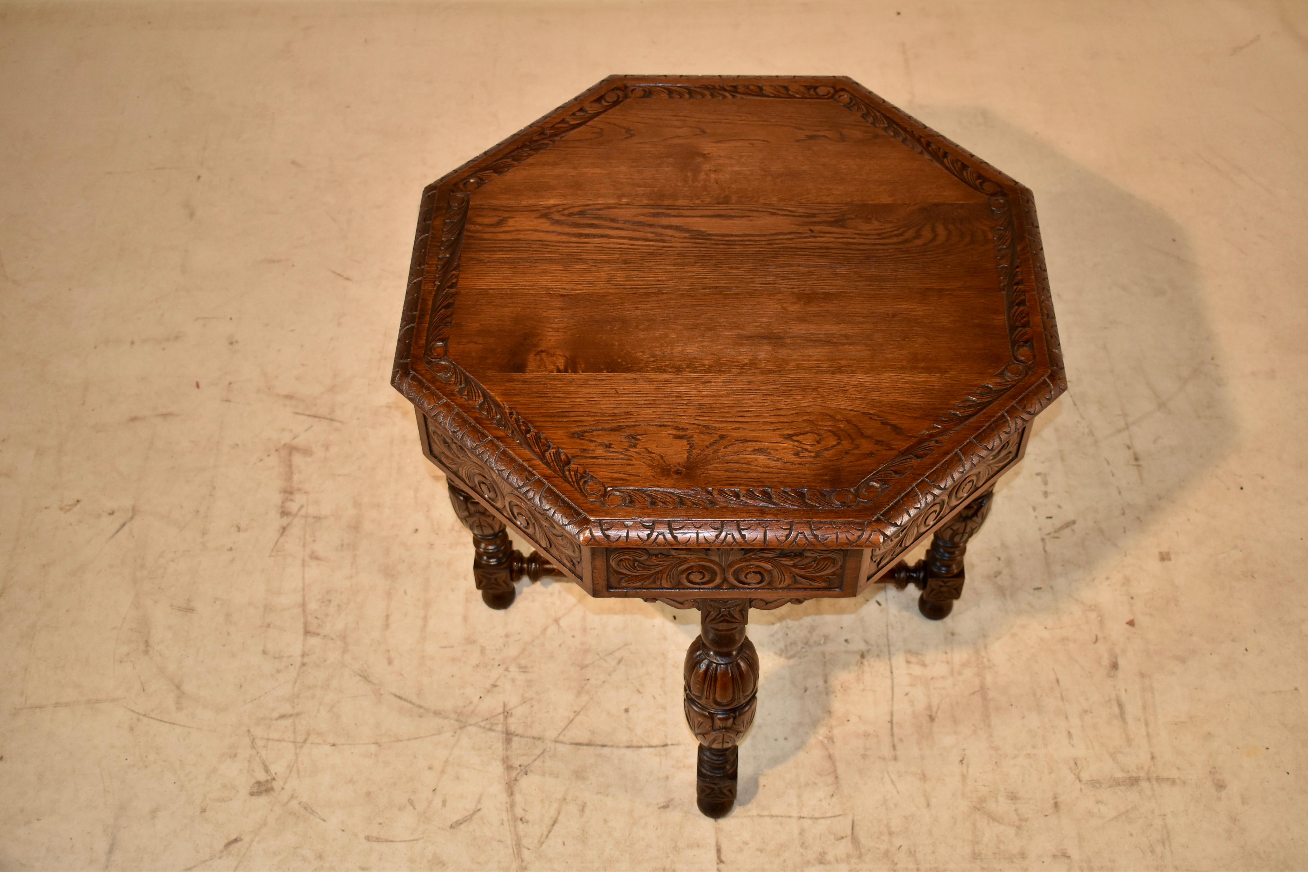 19th Century French Octagonal Side Table For Sale 1