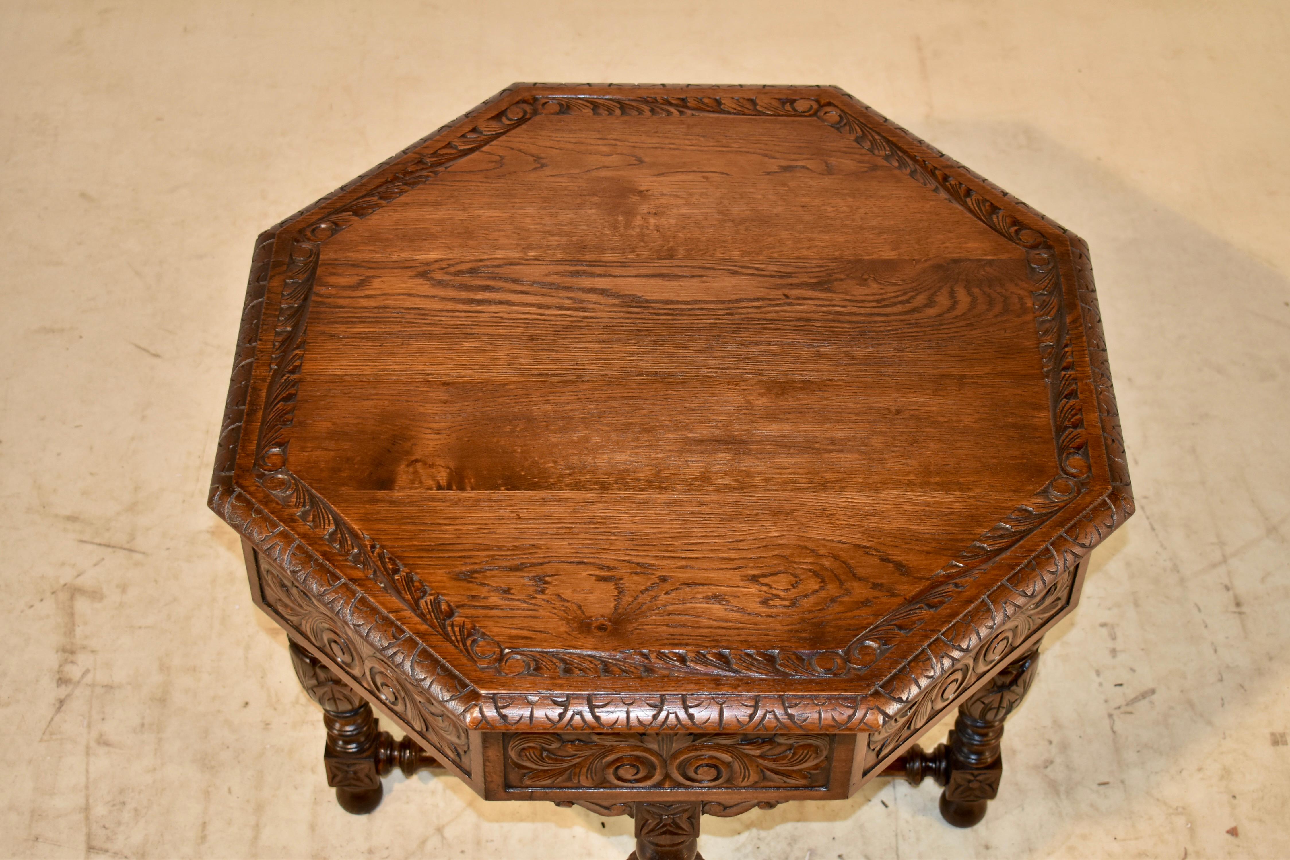 19th Century French Octagonal Side Table For Sale 2