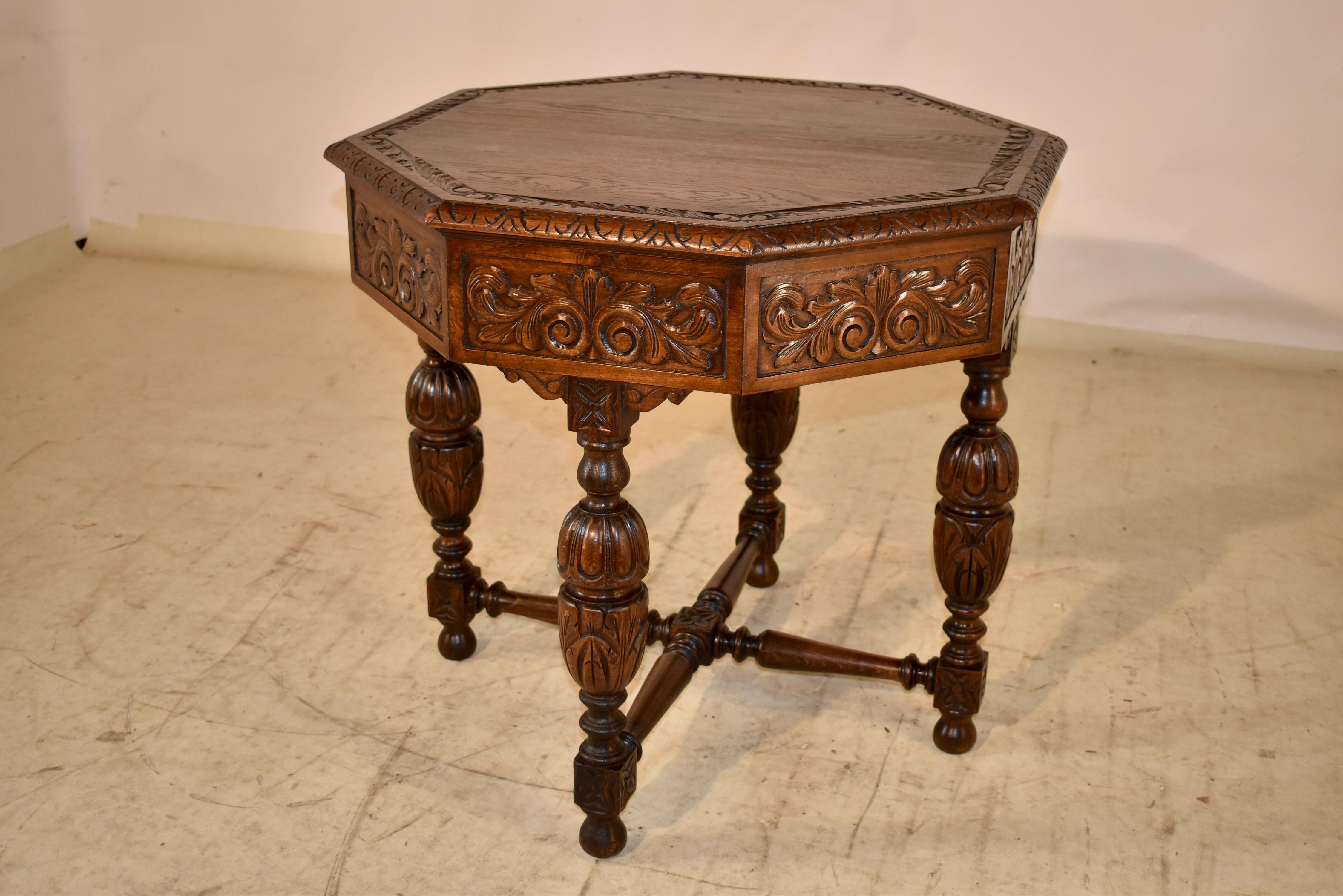 19th Century French Octagonal Side Table For Sale 3