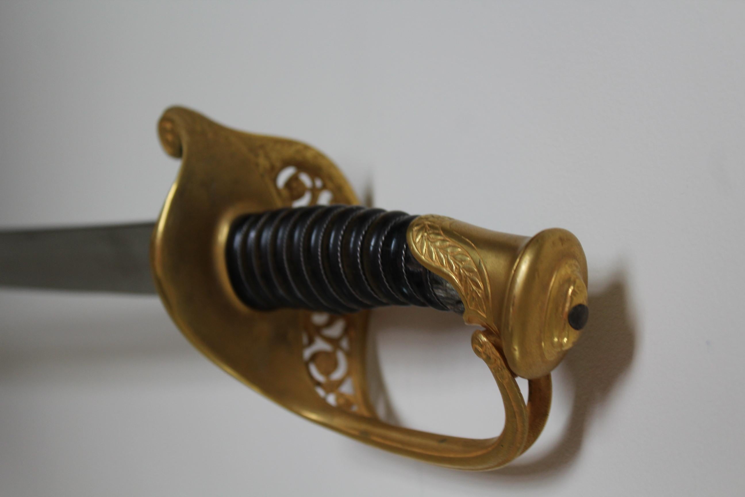 19th Century French Officer Sword Made by Fonson For Sale 5