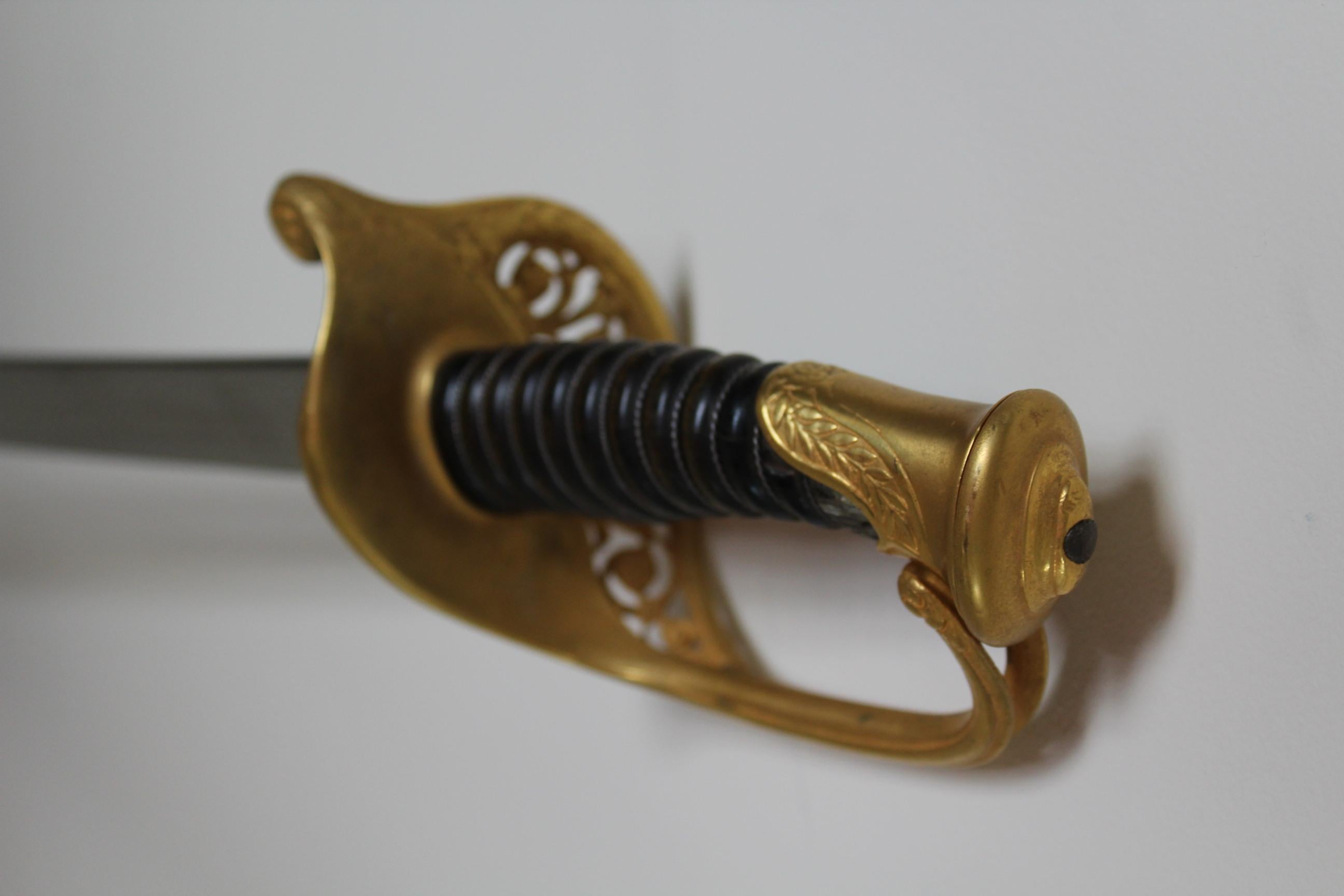 19th Century French Officer Sword Made by Fonson For Sale 6