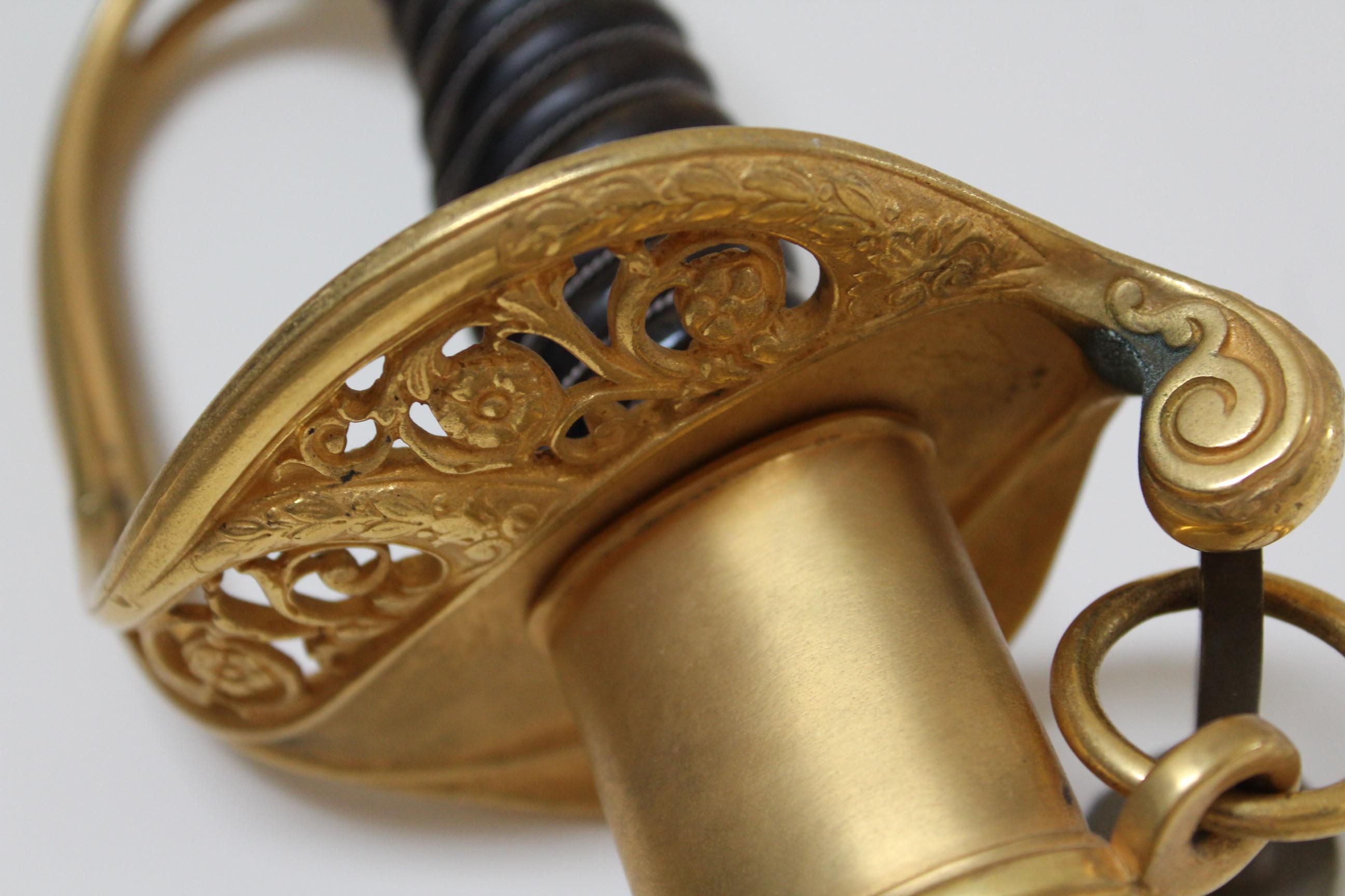 Empire 19th Century French Officer Sword Made by Fonson For Sale