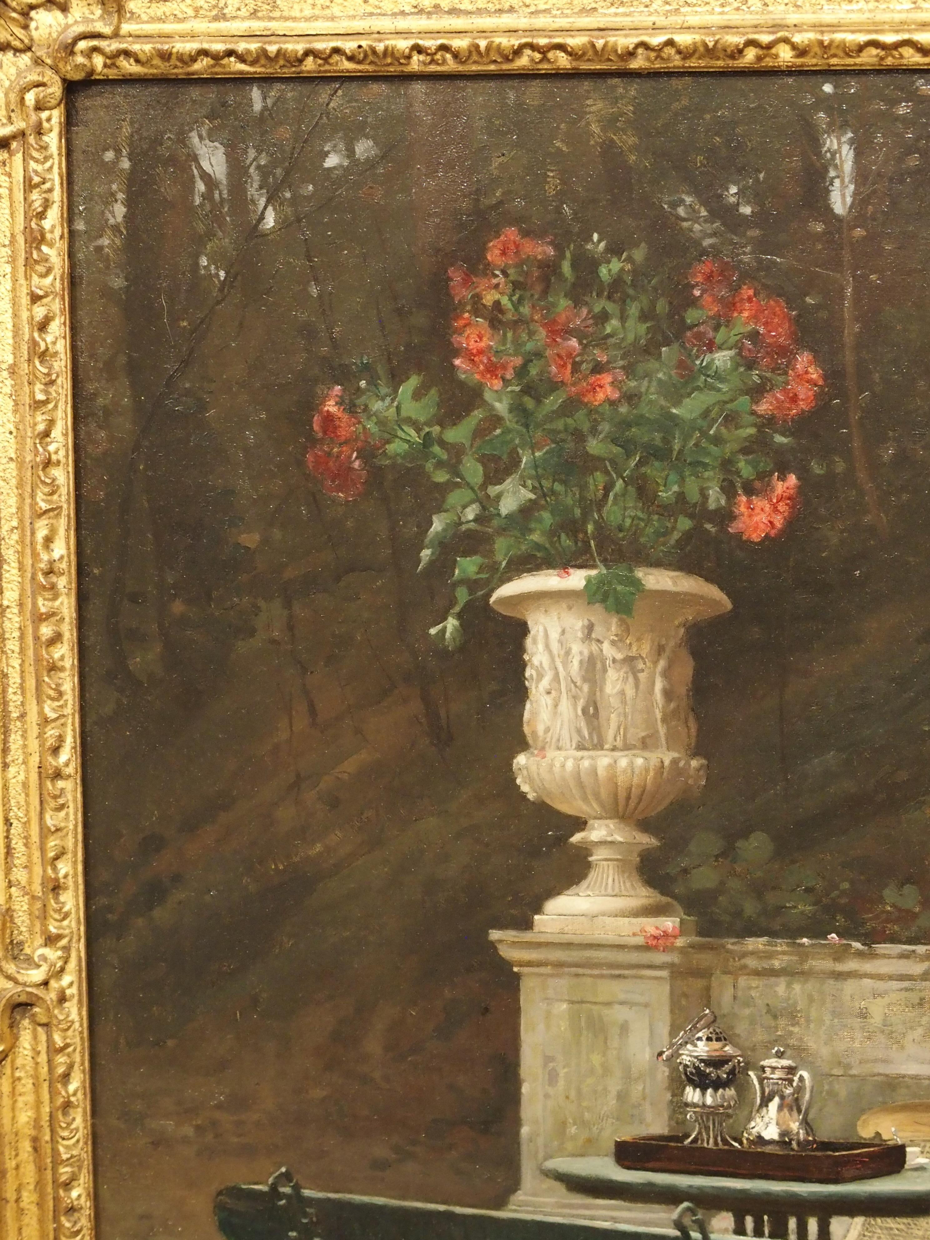 19th Century French Oil on Canvas, 