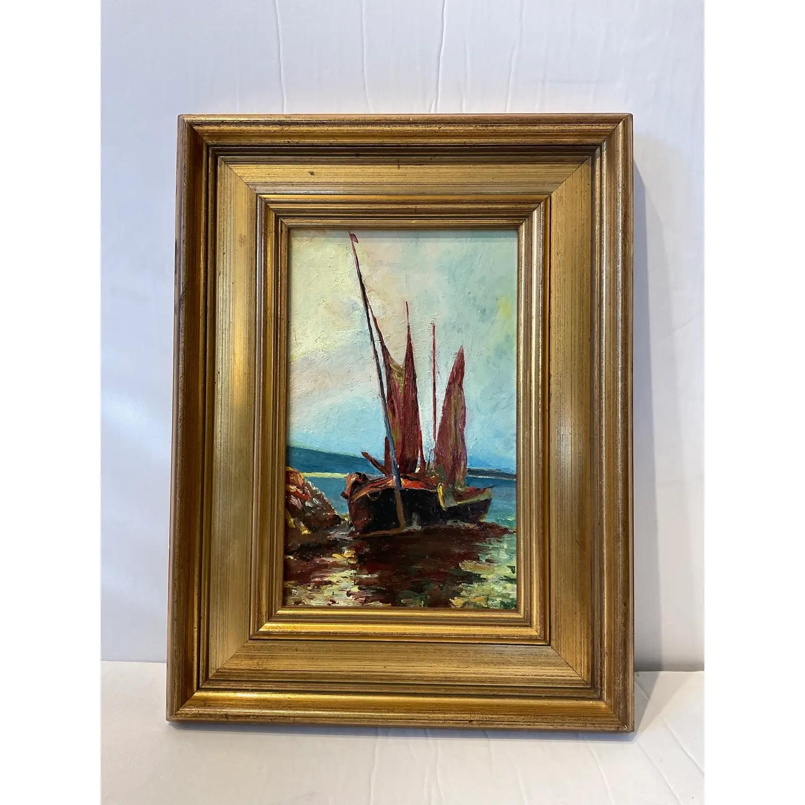 Early 20th Century 19th Century French Oil Painting For Sale