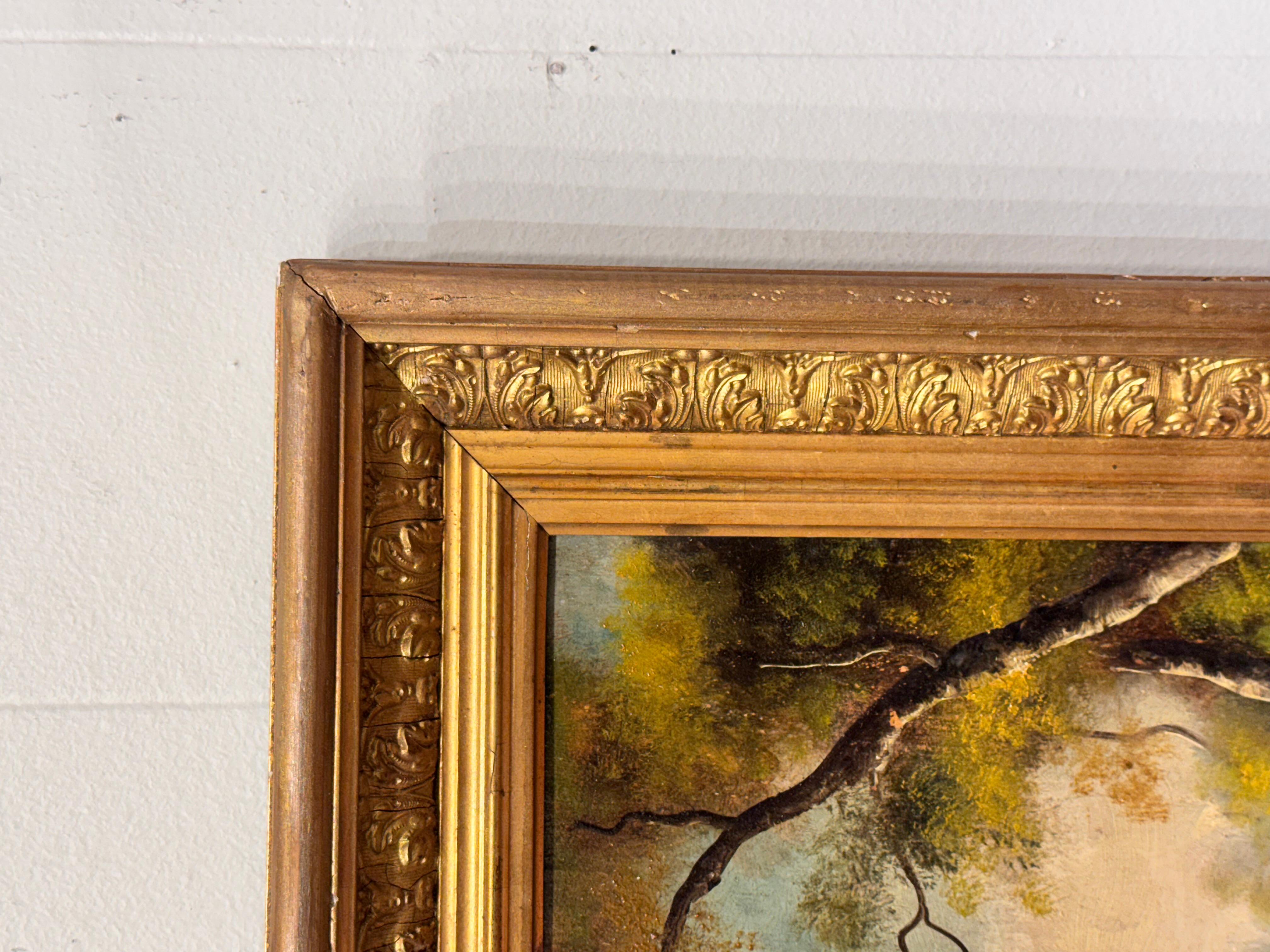 19th Century French Oil Painting For Sale at 1stDibs