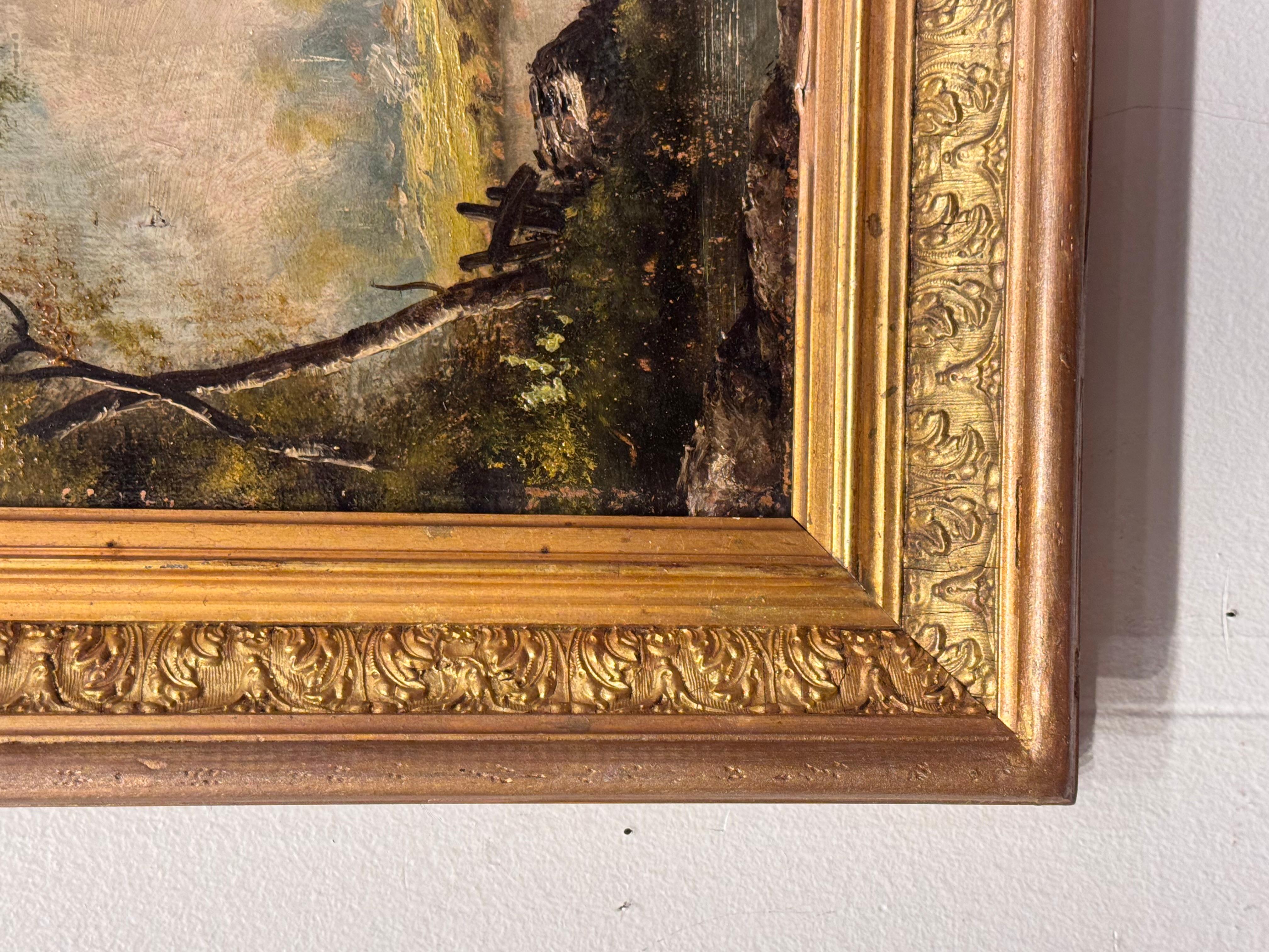 19th Century French Oil Painting For Sale at 1stDibs