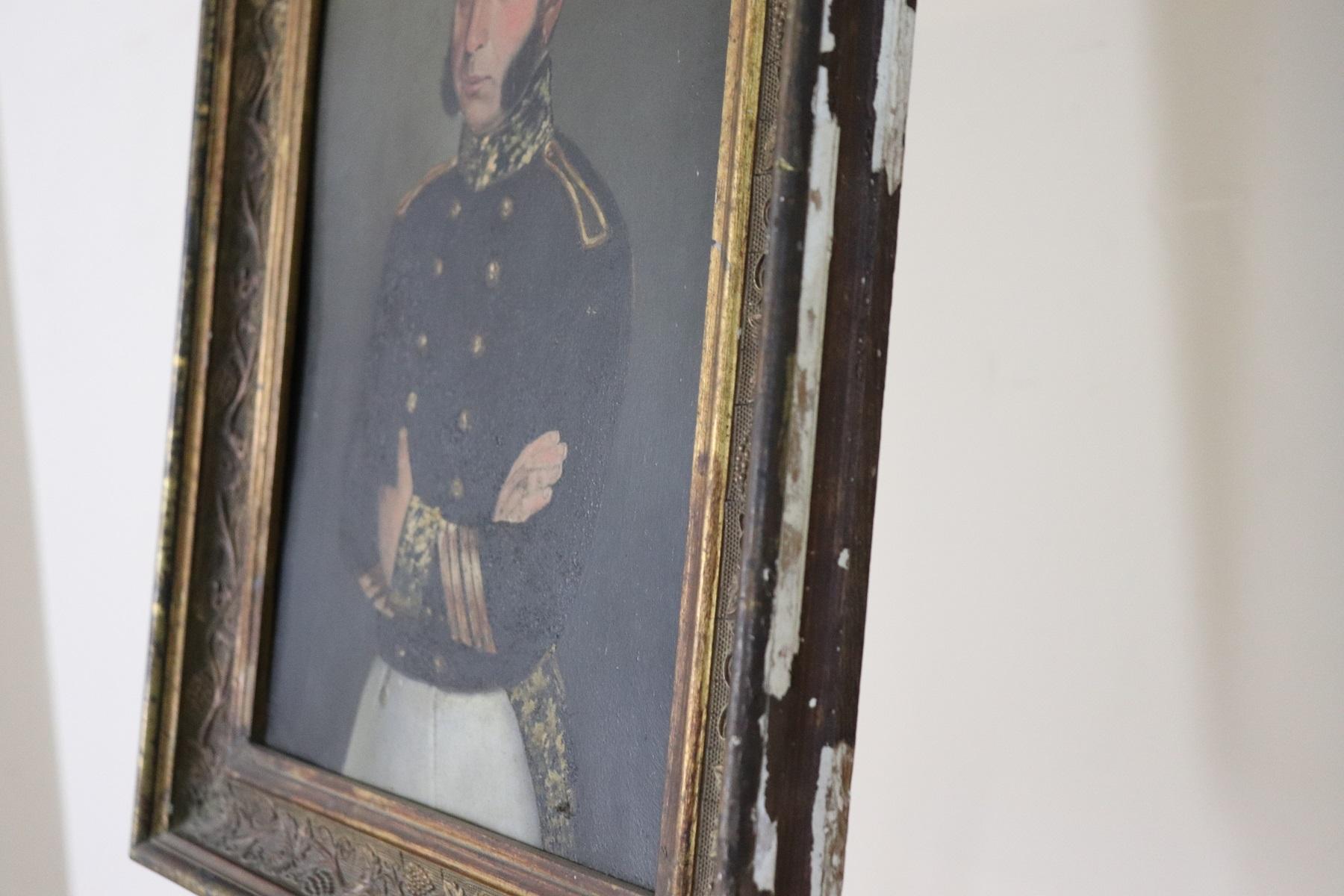 19th Century French Oil Painting Portrait of Napoleonic Official 1
