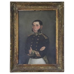 19th Century French Oil Painting Portrait of Napoleonic Official