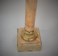19th Century French Onyx & Bronze Column/Pedestal