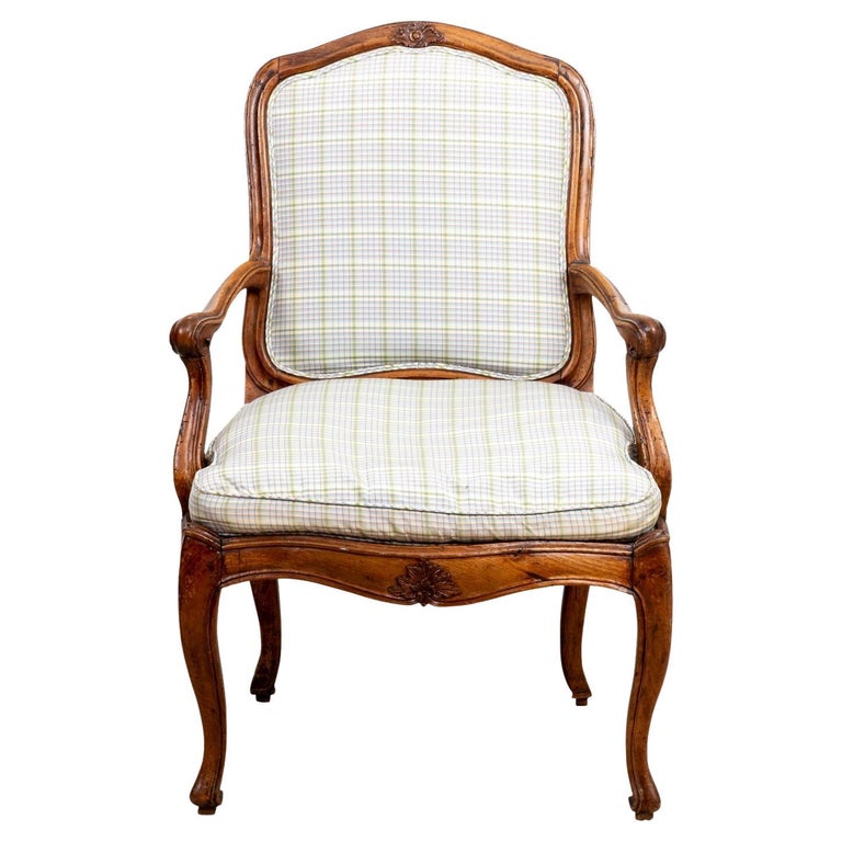 19th Century French Open Armchair For Sale at 1stDibs
