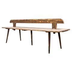 19th Century French Orangery Benches - Original Scumble Paint