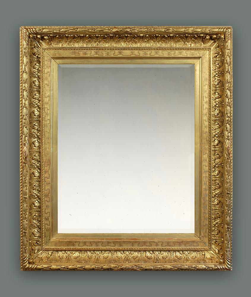 Carved 19th Century French Orientalist Neoclassical Revival Frame with Choice of Mirror For Sale