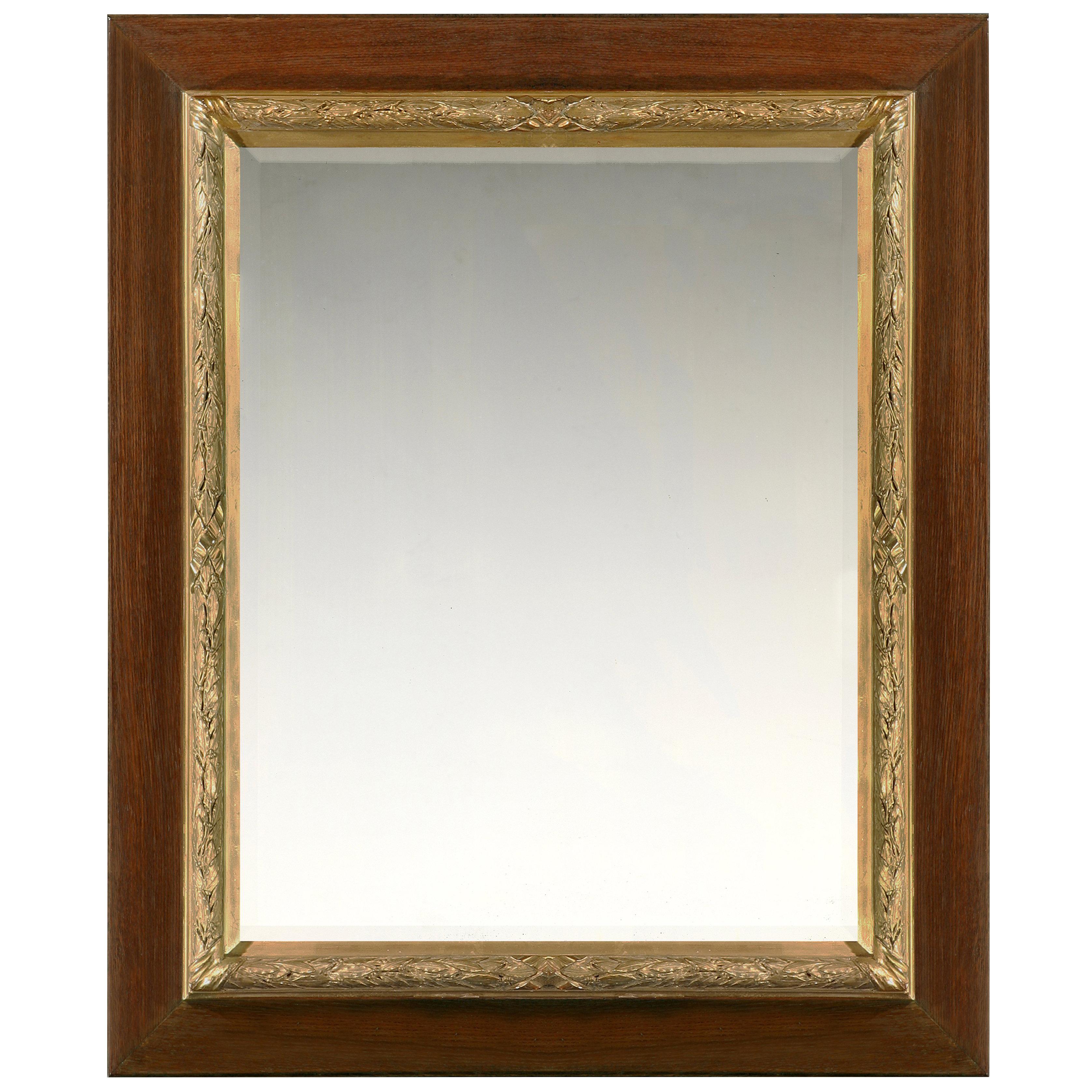 19th Century French Orientalist Salon Frame in Oak, with Choice of Mirror For Sale