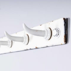 19th Century French Original Cast Iron Butchers Hooks - Hook Rack