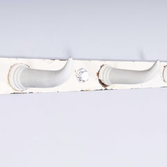 19th Century French Original Cast Iron Butchers Hooks - Long Hook Rack