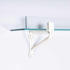 19th Century French Original Cast Iron Butchers Shelf - With Upstand