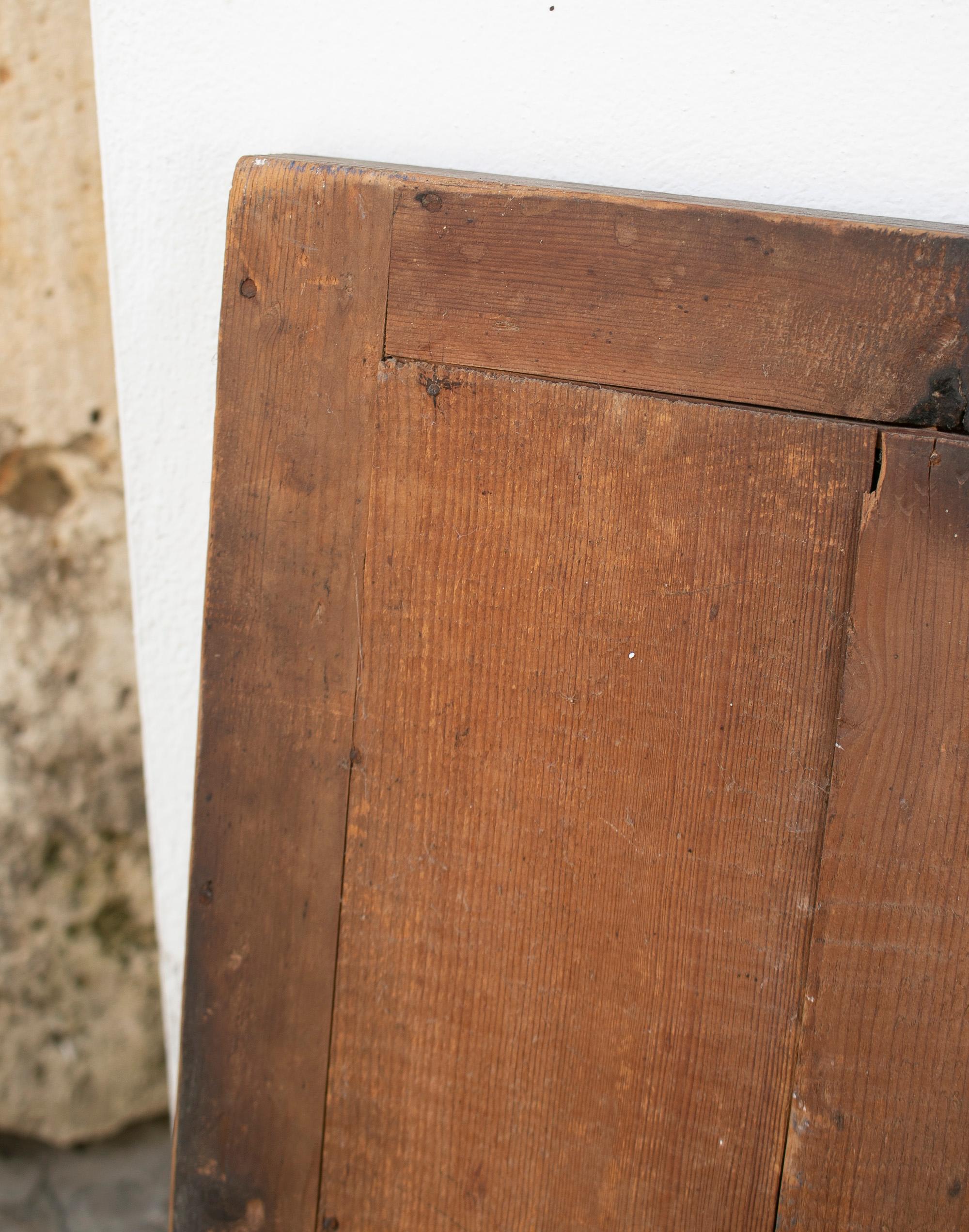Specchio originale francese del XIX secolo con cornice in legno dorato in vendita 9