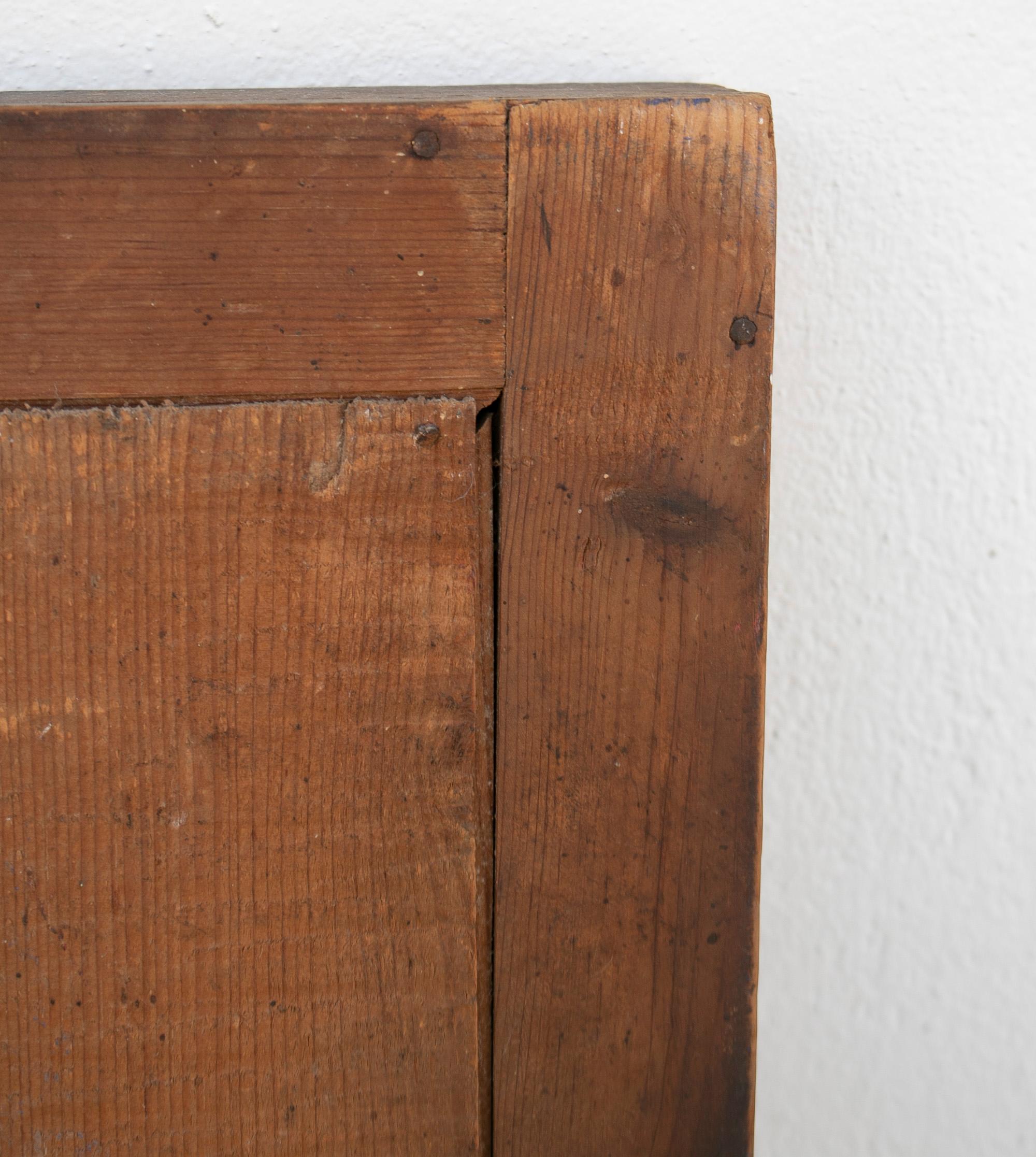 Specchio originale francese del XIX secolo con cornice in legno dorato in vendita 11
