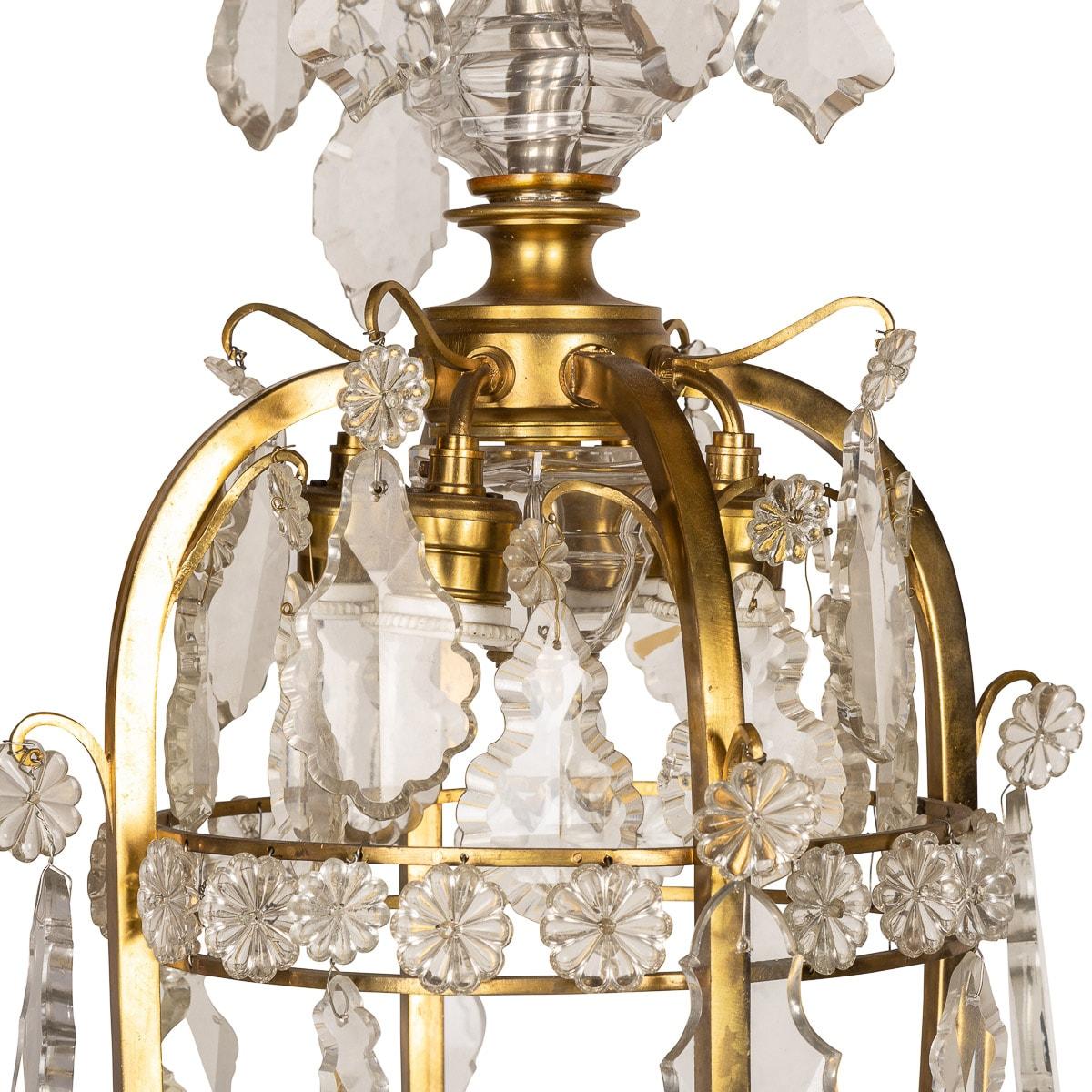 19th Century French Ormolu & Cut Crystal Chandelier, c.1860 In Good Condition For Sale In Royal Tunbridge Wells, Kent