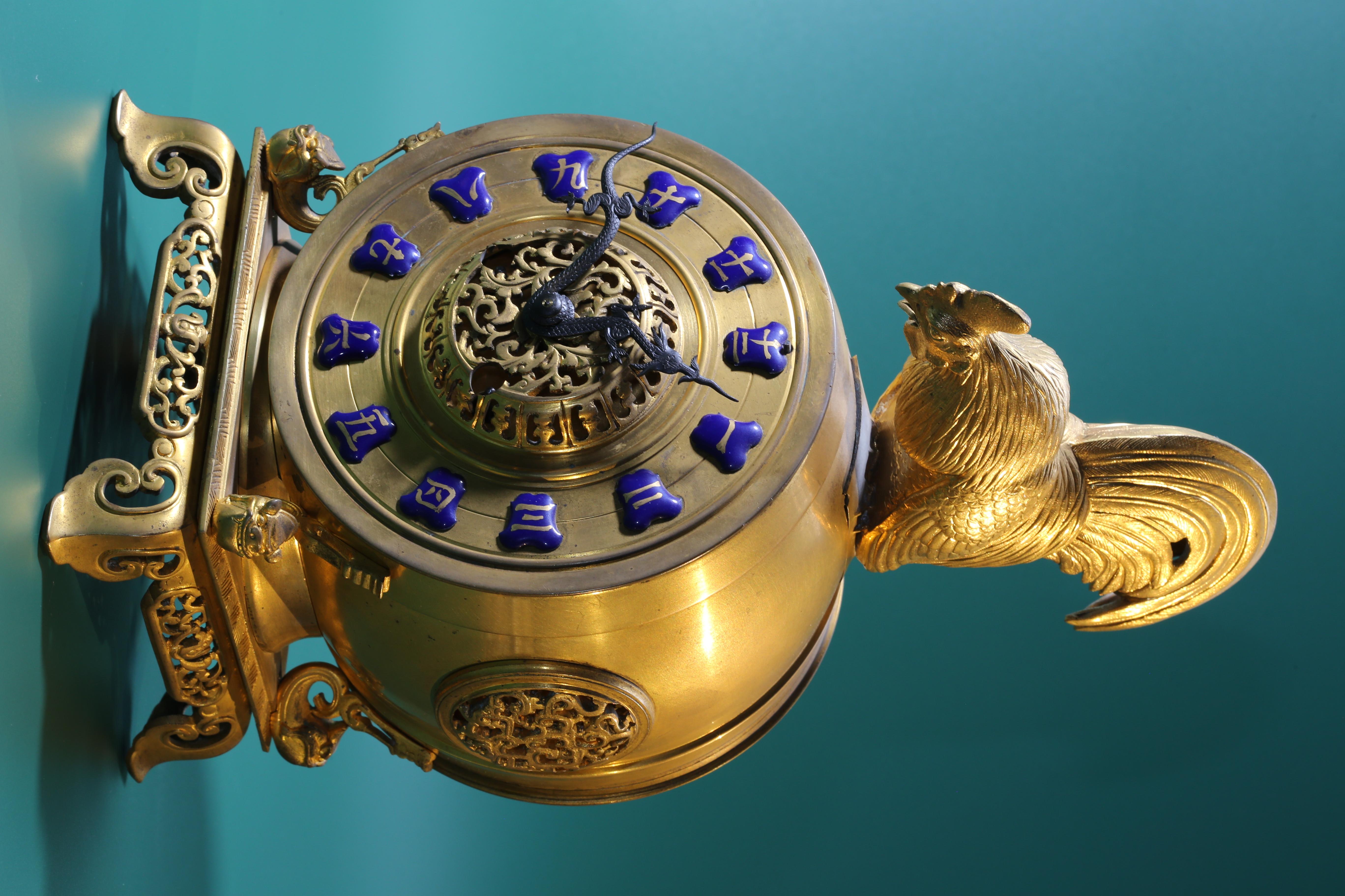 19th Century French Ormolu Mantel Clock, Christie's 2014 Auction For Sale 4