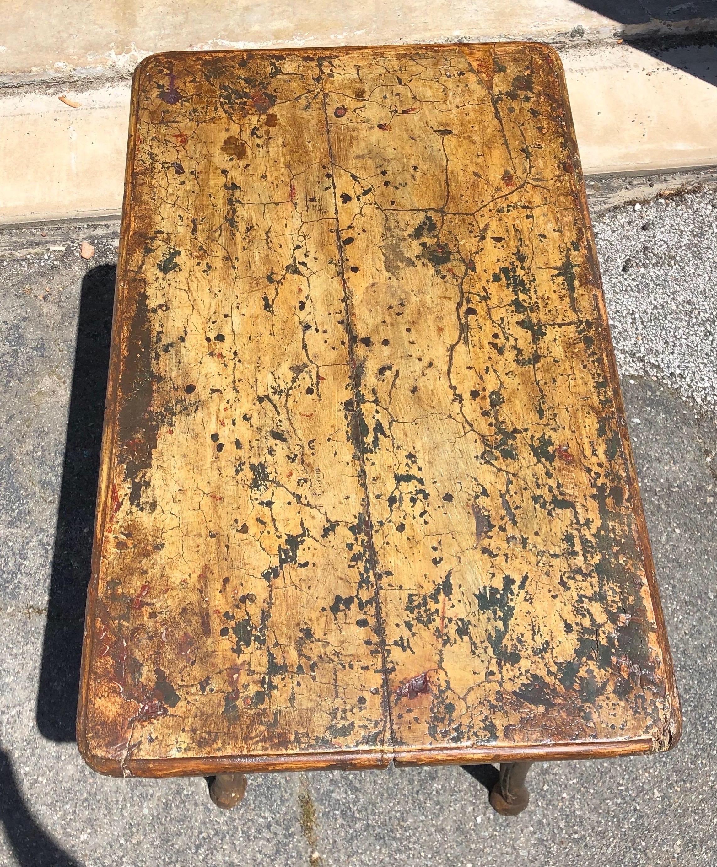 19th Century French Paint Decorated Table For Sale 10