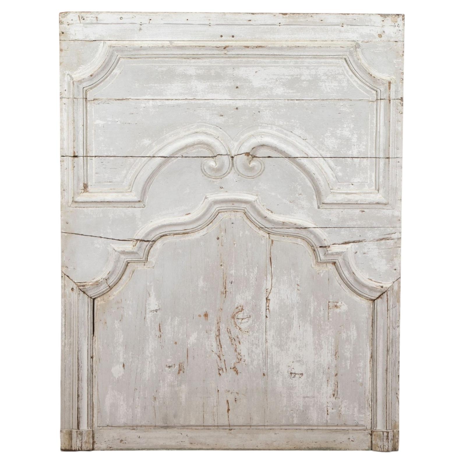 19th Century French Painted Boiserie Panel For Sale