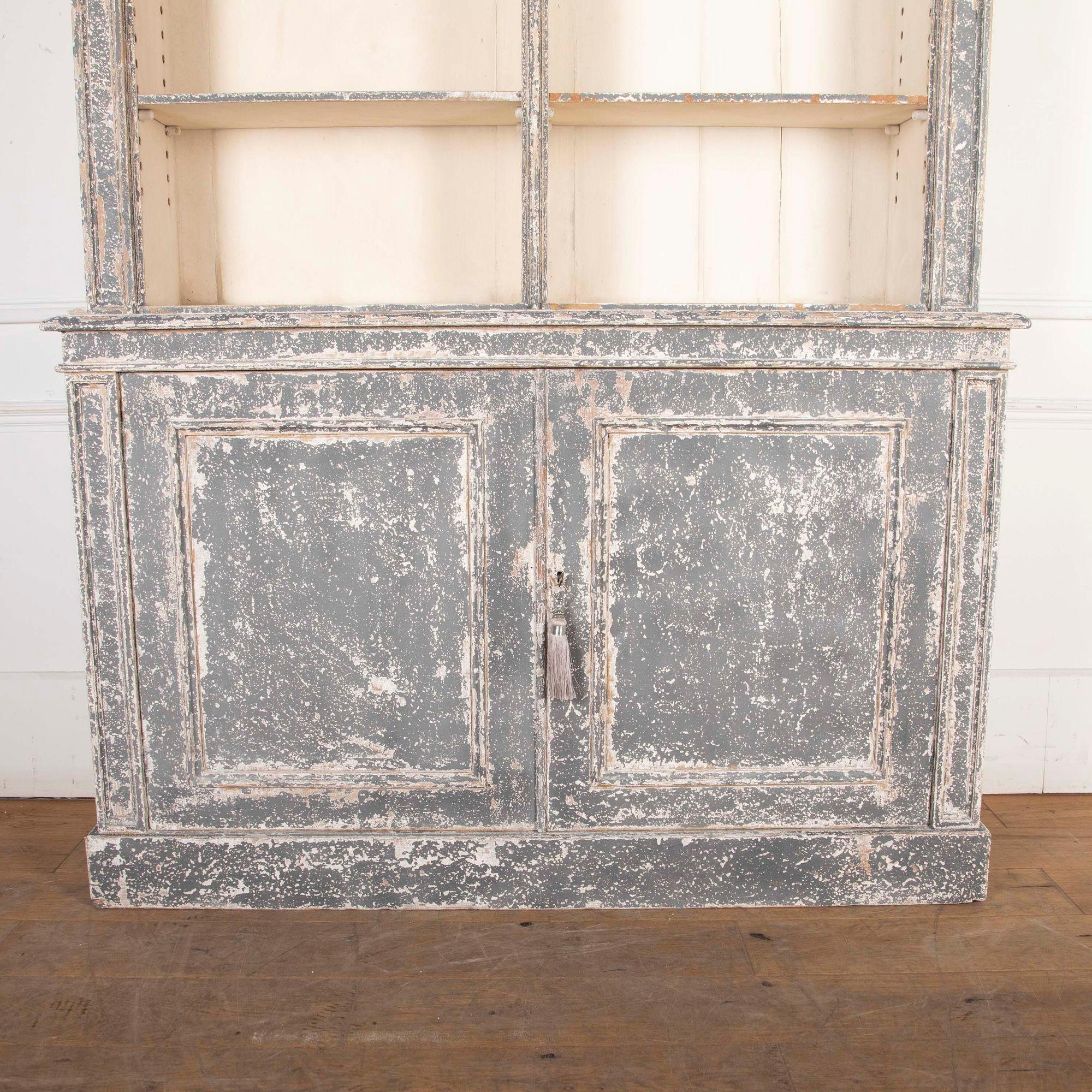 19th Century French Painted Bookcase 2