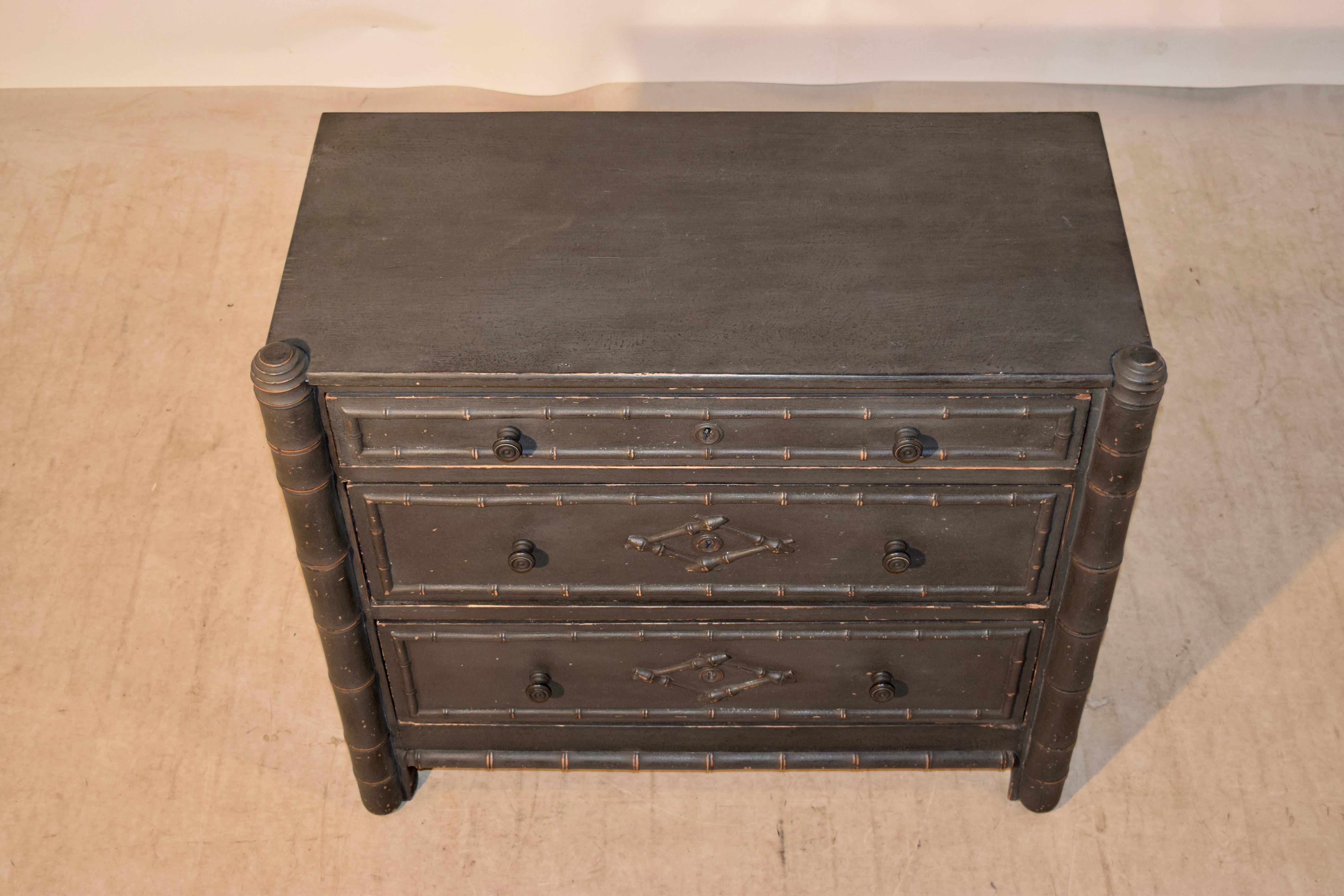 19th Century French Painted Chest 1