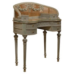 19th Century French Painted Coiffeuse Louis XVI Style