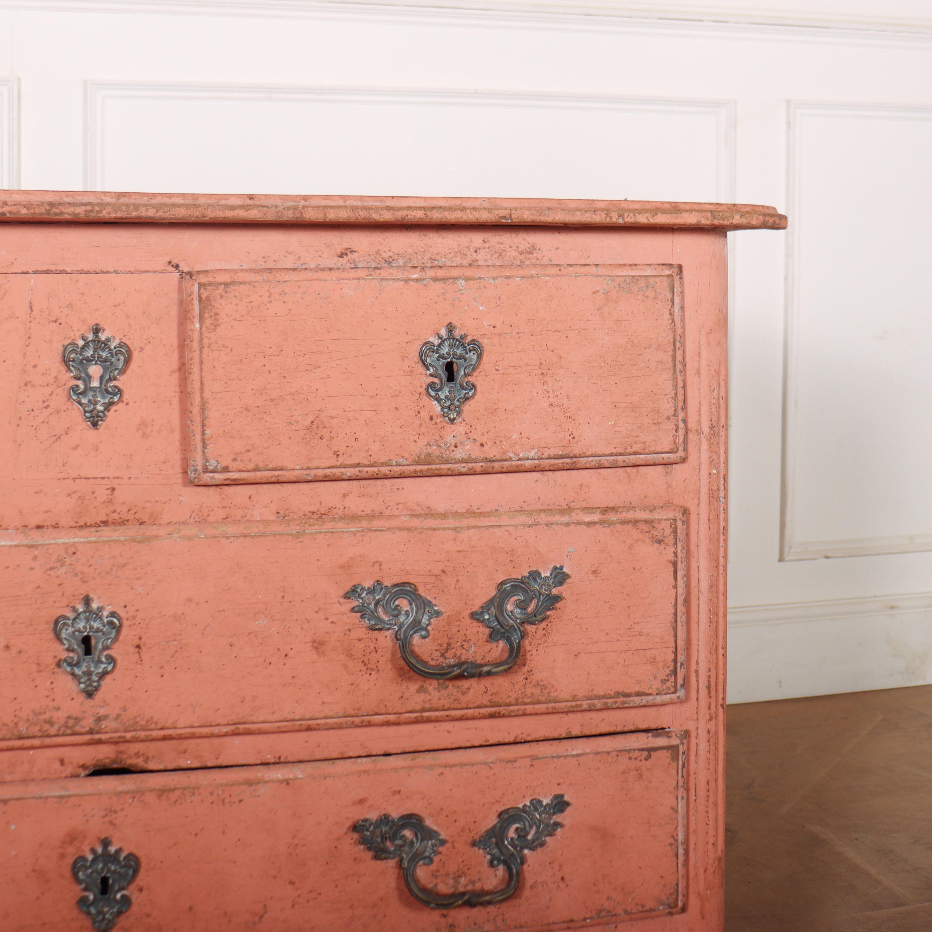 Francese Commode dipinta francese del XIX secolo in vendita