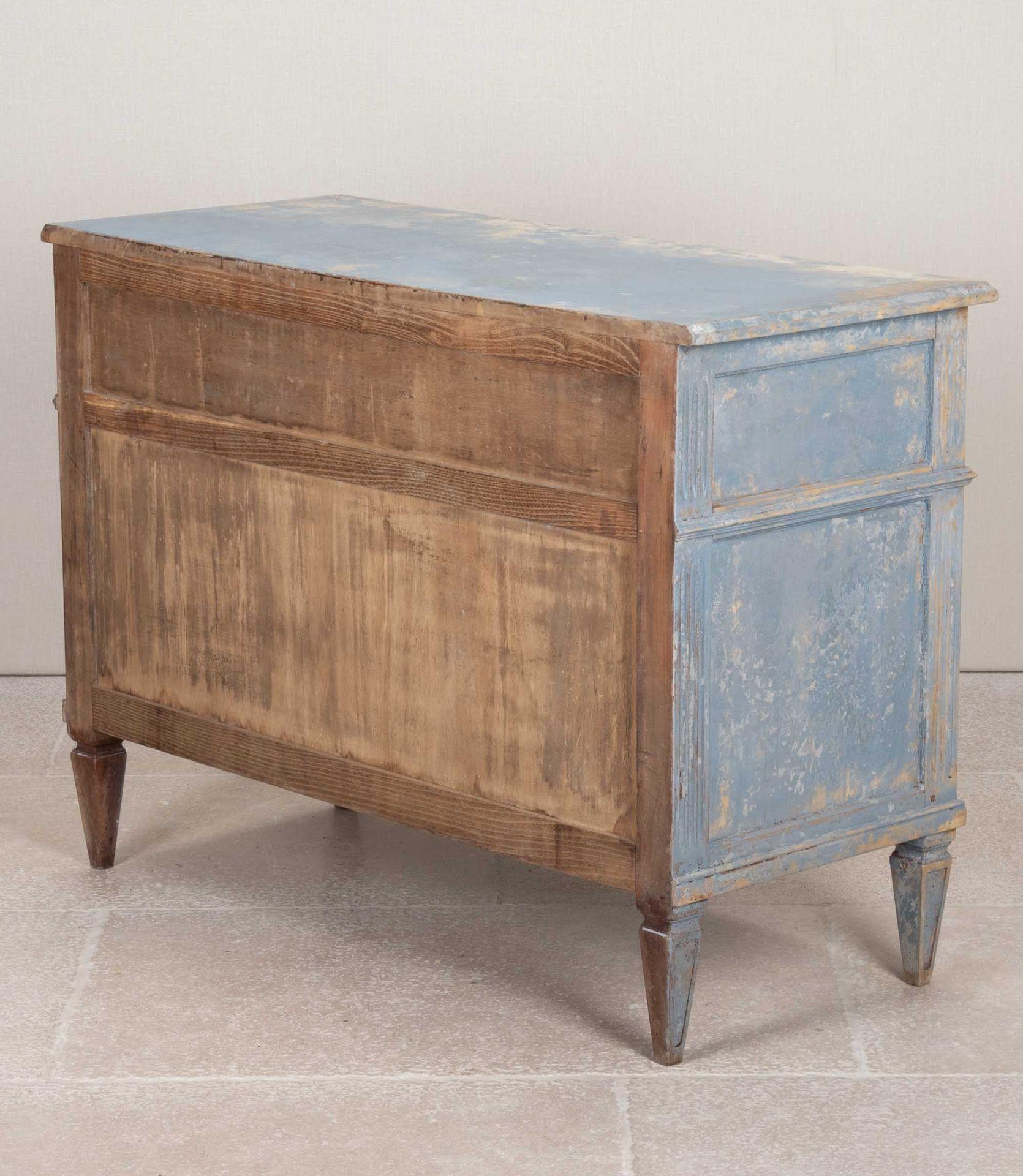Bleached 19th Century French Painted Commode For Sale