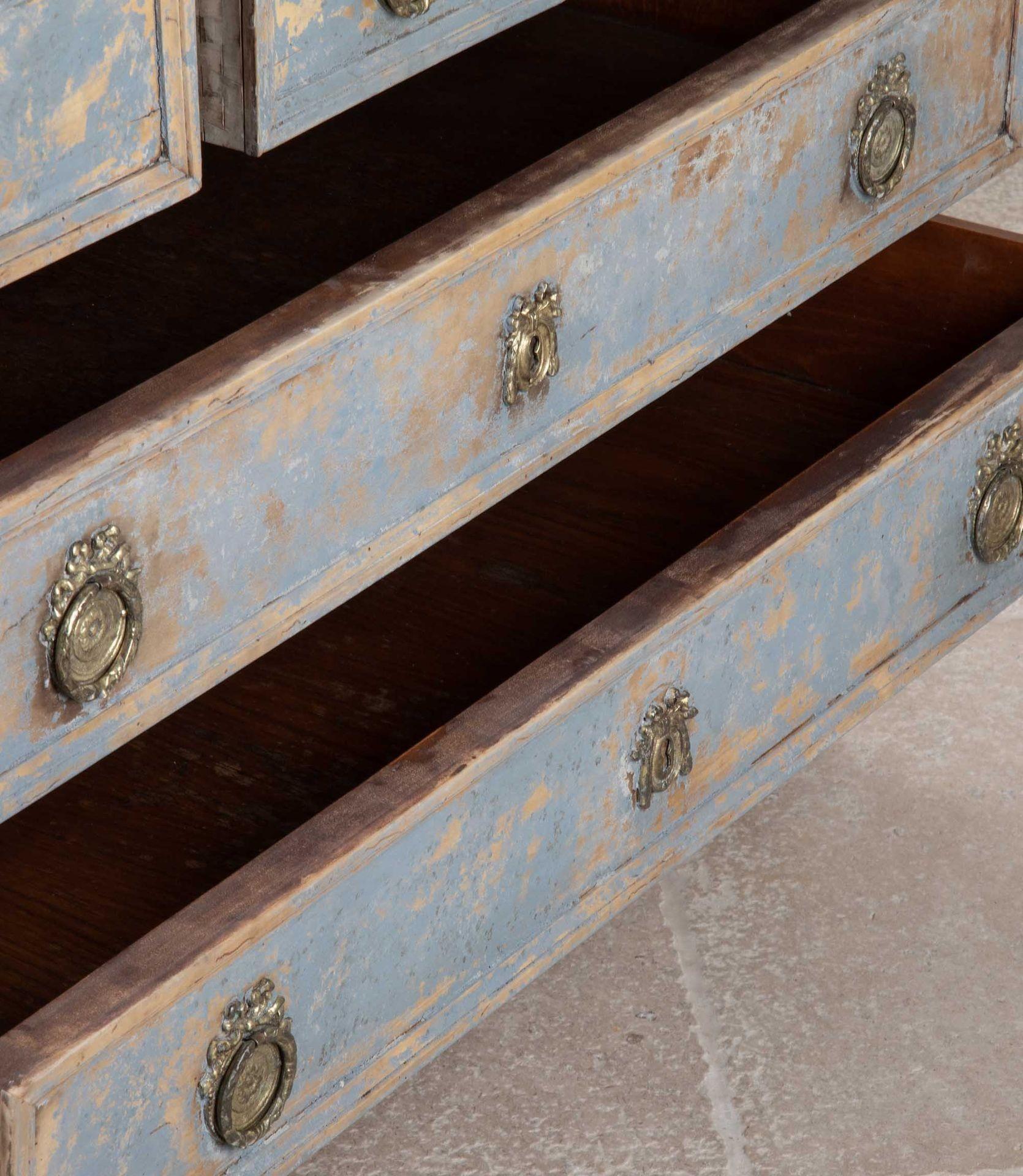 Walnut 19th Century French Painted Commode For Sale