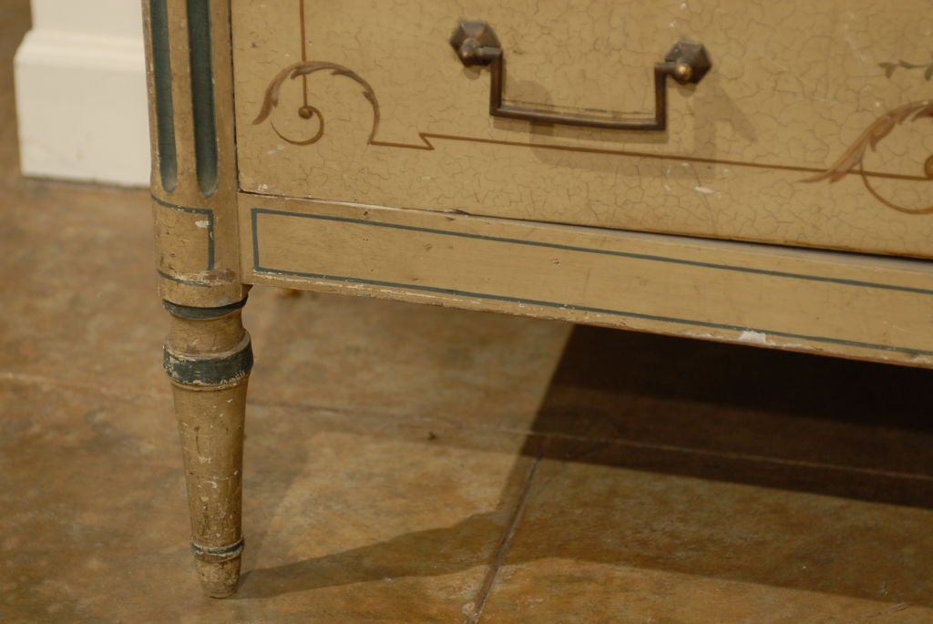 19th Century French Painted Commode Louis XVI Style 2