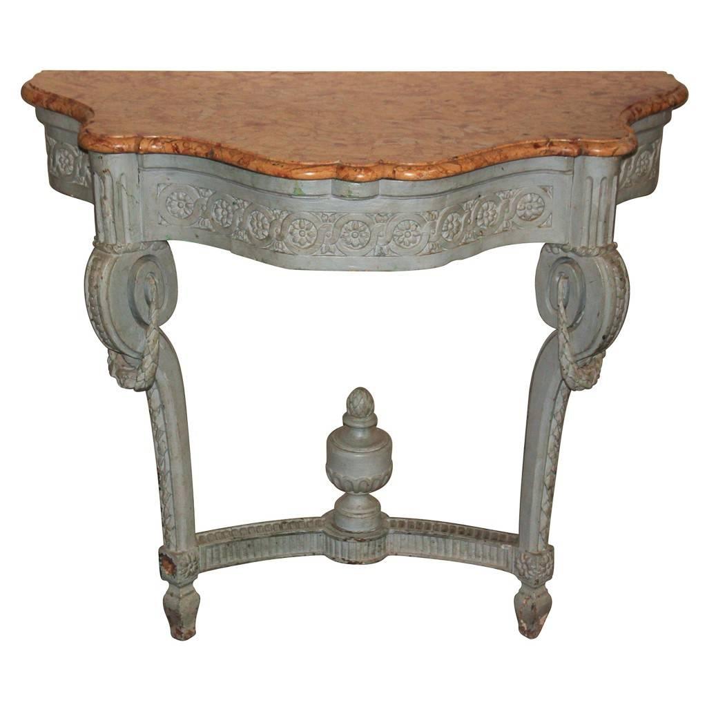 19th Century French Painted Console