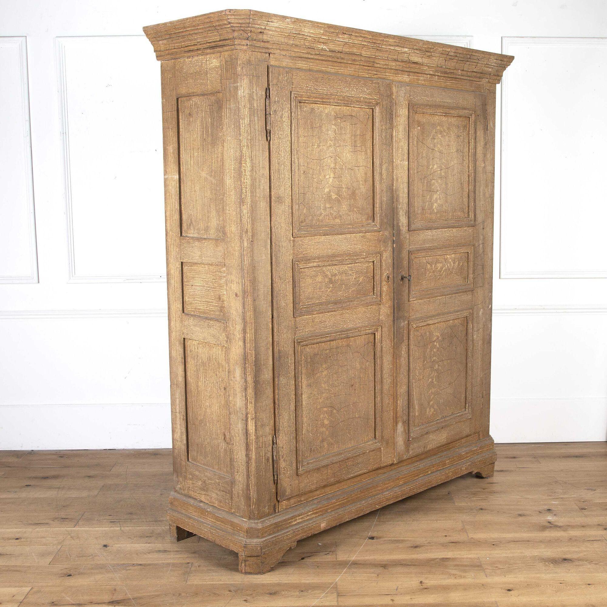 19th Century French Painted Cupboard 4