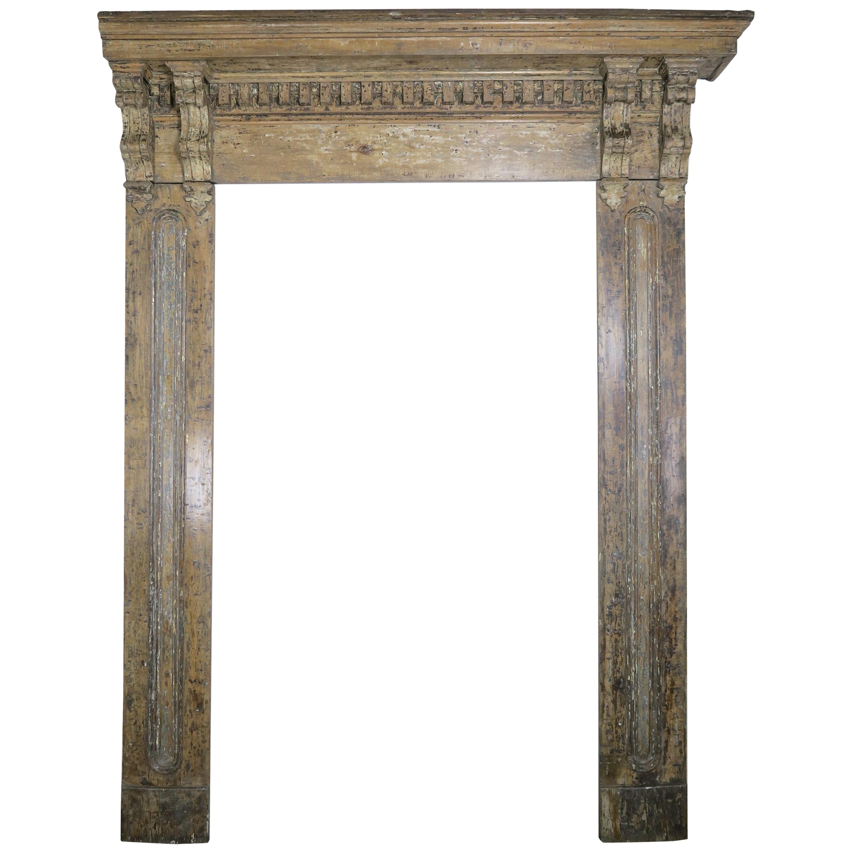 19th Century French Painted Door Surround