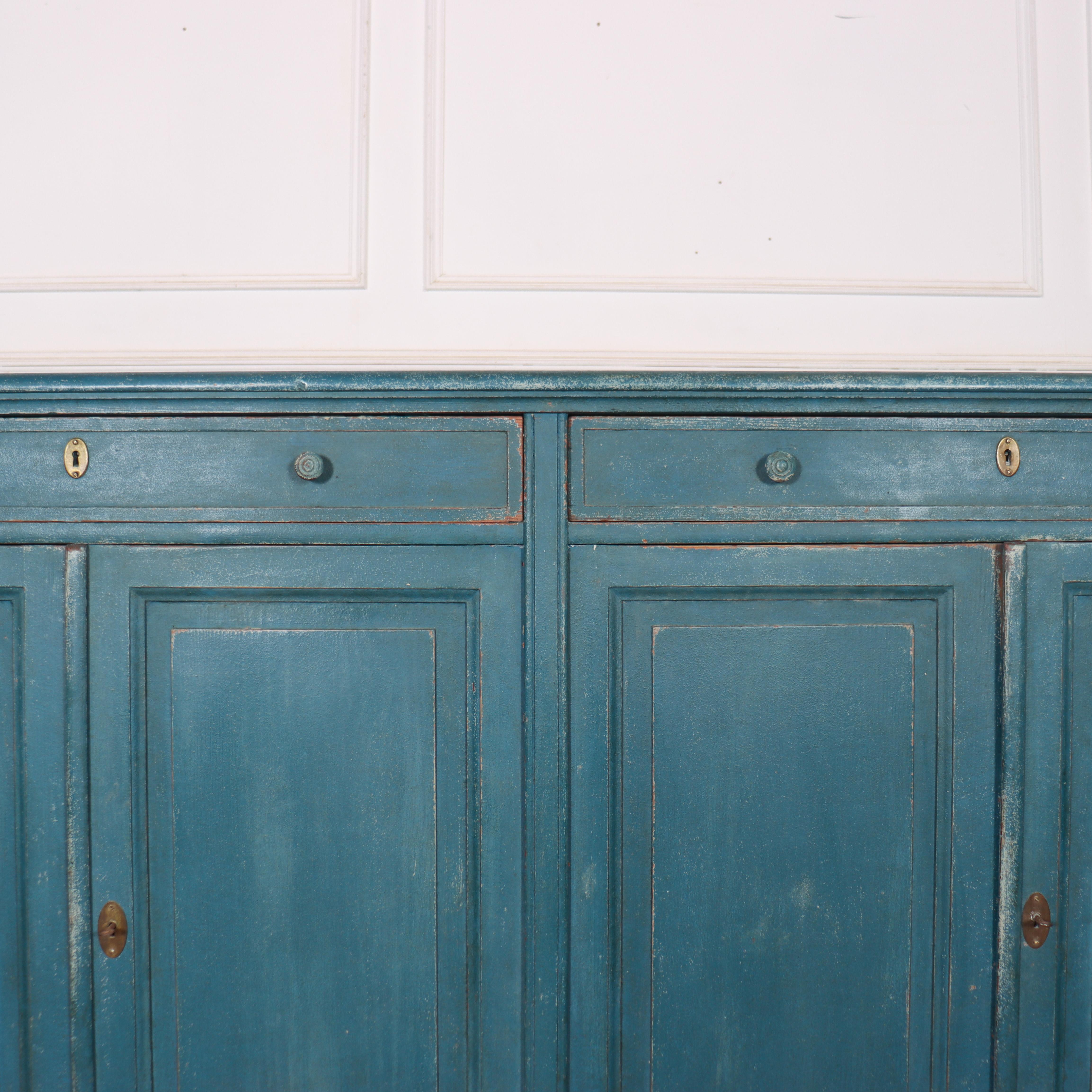 Pine 19th Century French Painted Enfilade