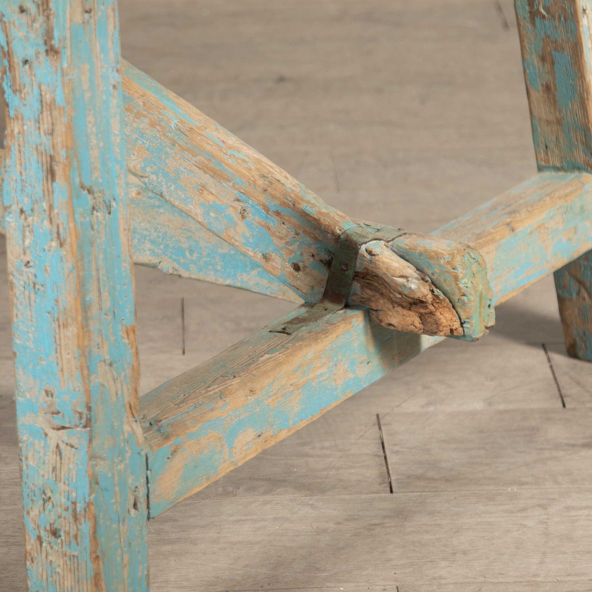 19th Century French Painted Farmhouse Table In Good Condition For Sale In Gloucestershire, GB