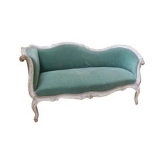 19th Century French Painted Louis XV Style Sofa