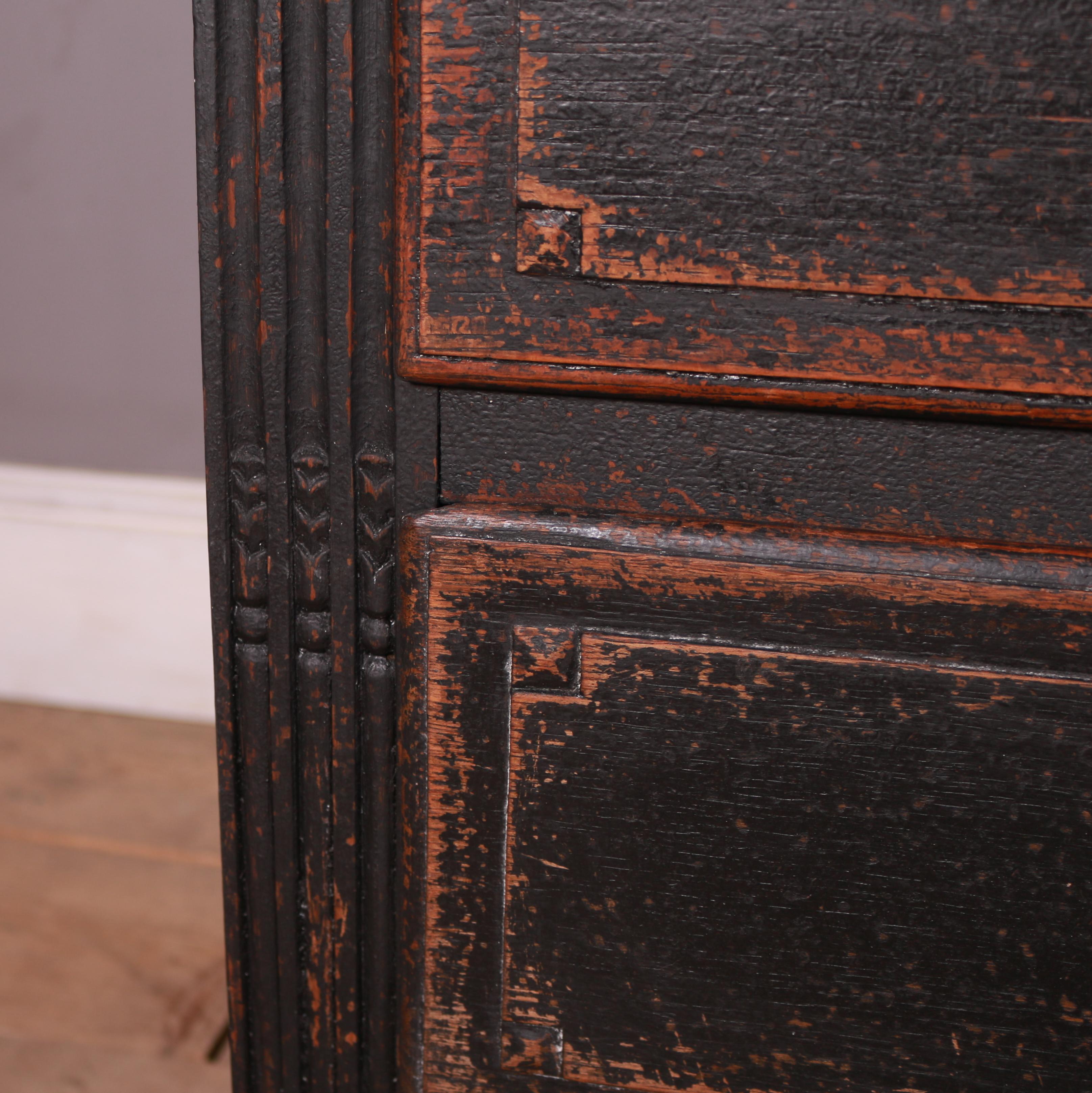 19th Century French Painted Oak Commode 5