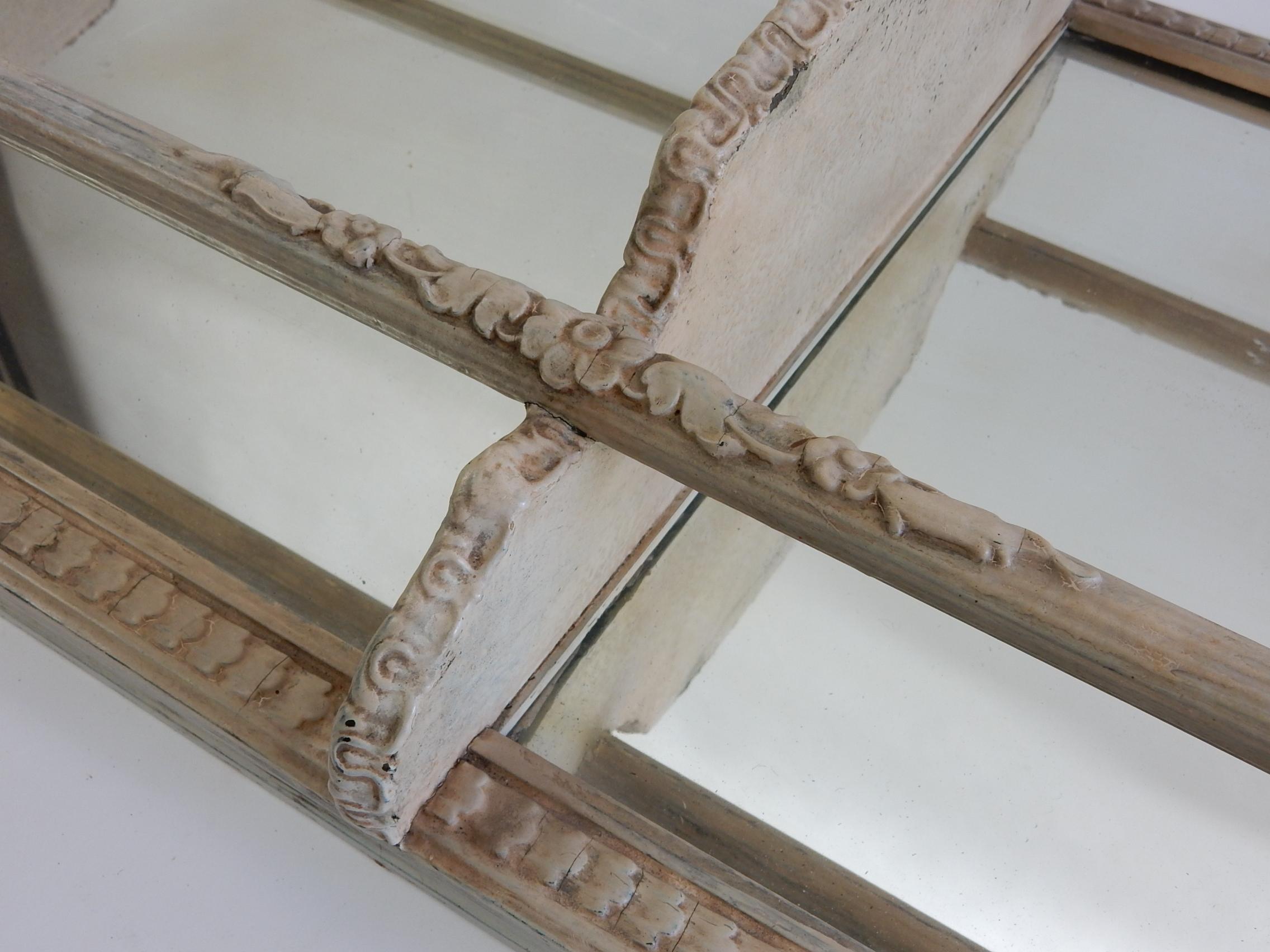 20ième siècle Miroir Trumeau à étagères du 19ème siècle peint en France en vente